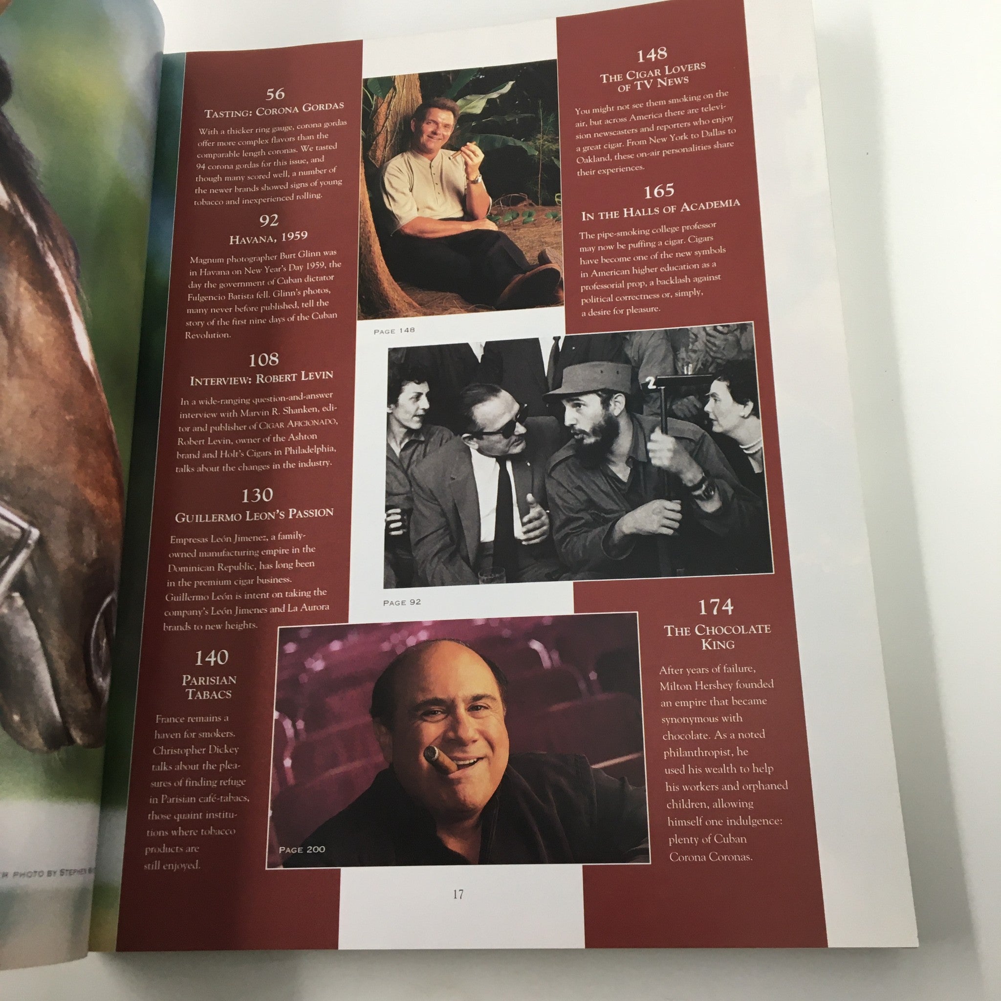 Cigar Afficionado Magazine Winter 1996 Lighting Up with Danny Devito No Label