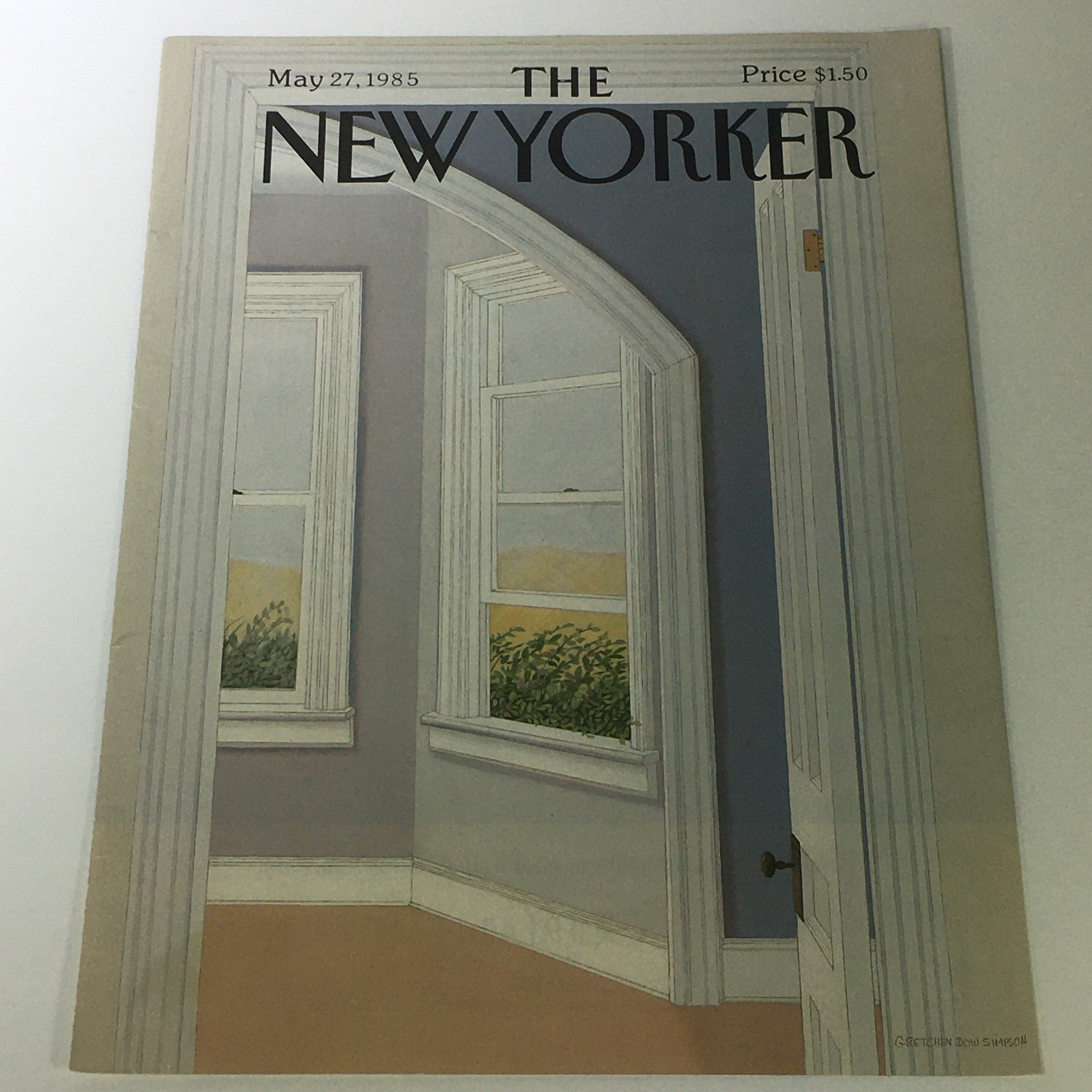 COVER ONLY - The New Yorker Magazine May 27 1985 - Gretchen Dow Simpson