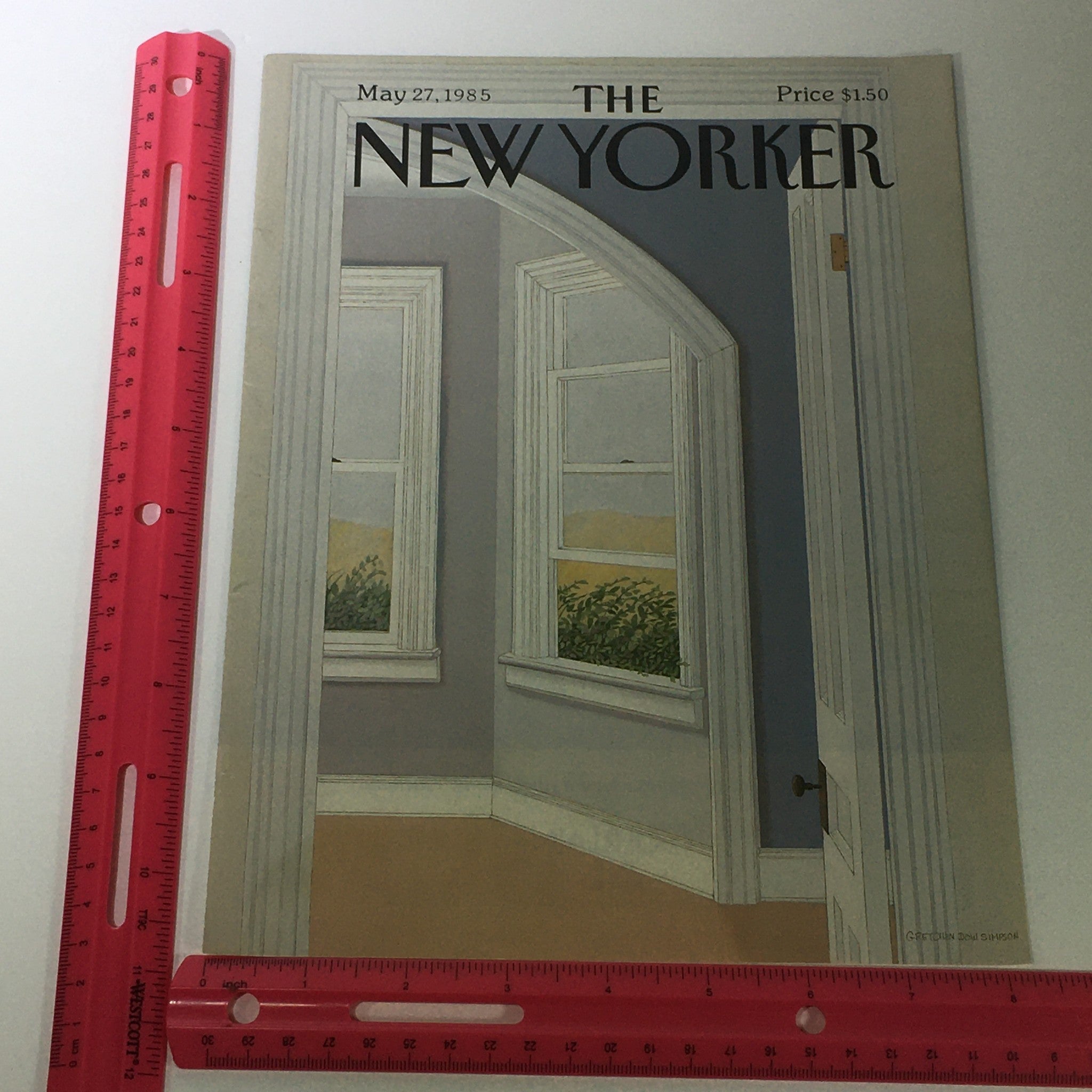 COVER ONLY - The New Yorker Magazine May 27 1985 - Gretchen Dow Simpson