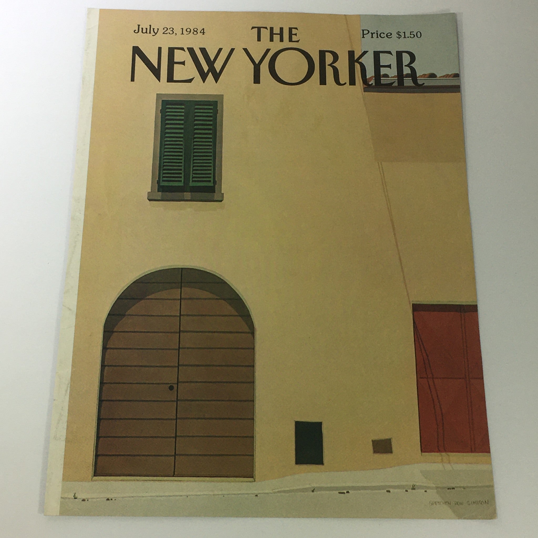 COVER ONLY - The New Yorker Magazine July 23 1984 - Gretchen Dow Simpson