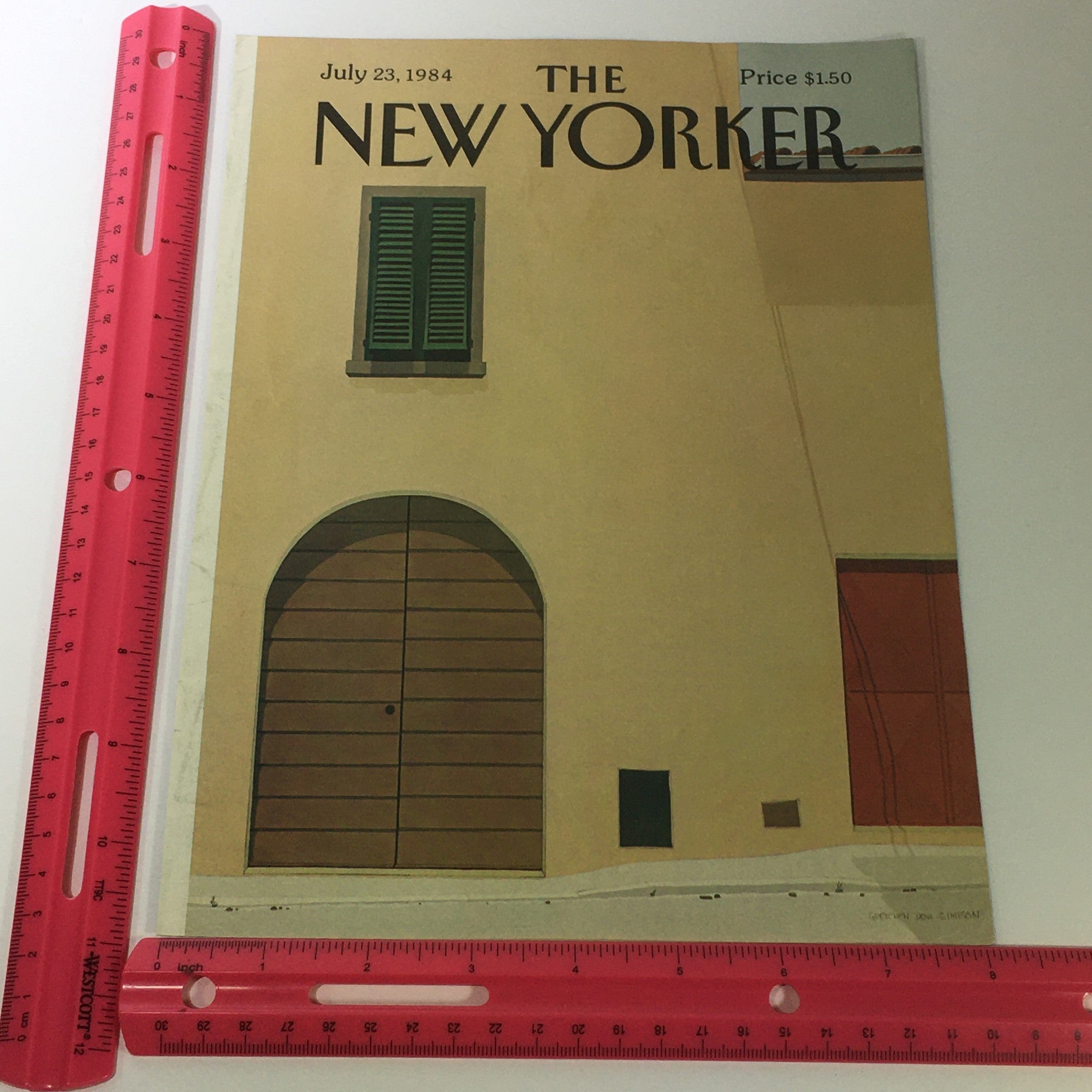 COVER ONLY - The New Yorker Magazine July 23 1984 - Gretchen Dow Simpson