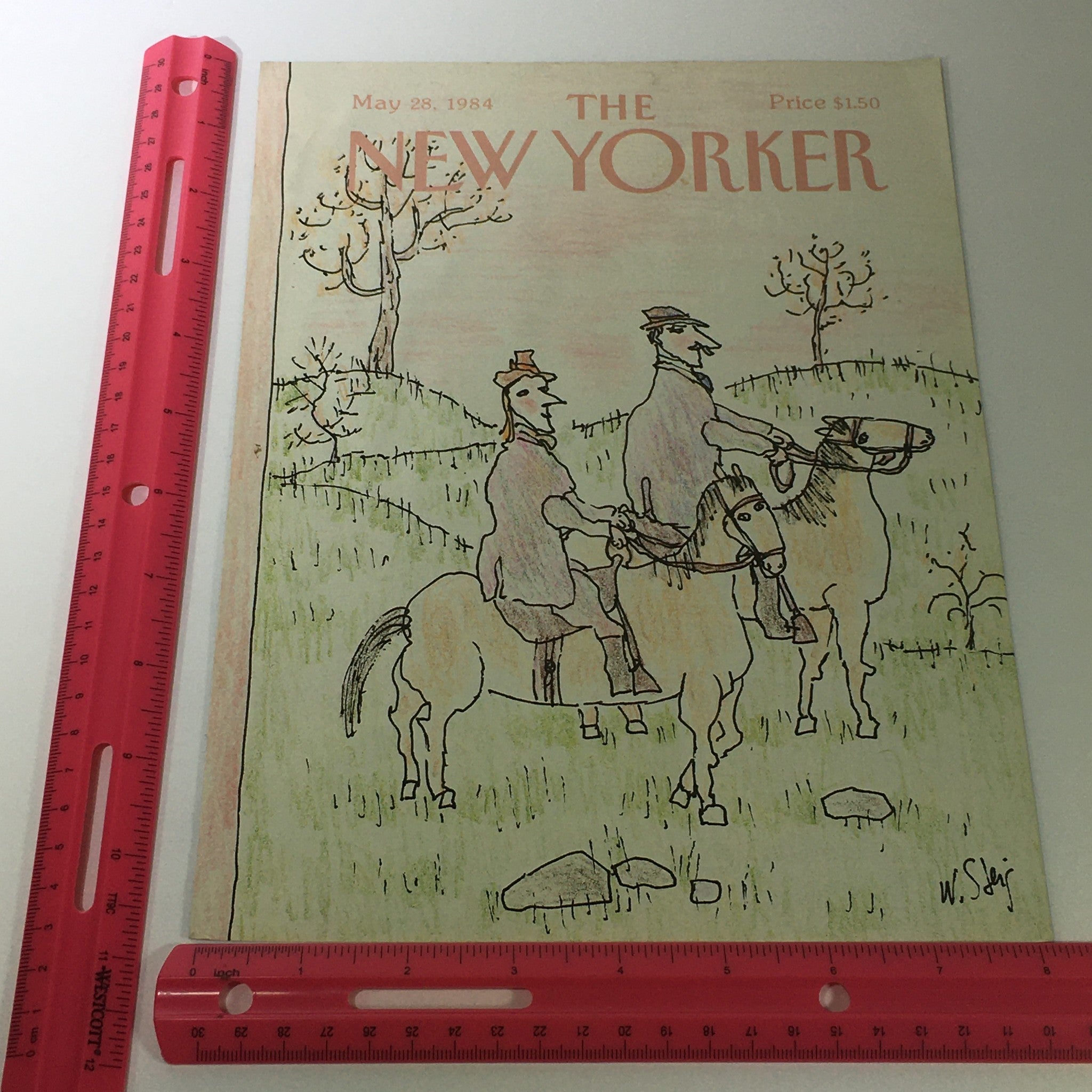 COVER ONLY - The New Yorker Magazine May 28 1984 - William Steig