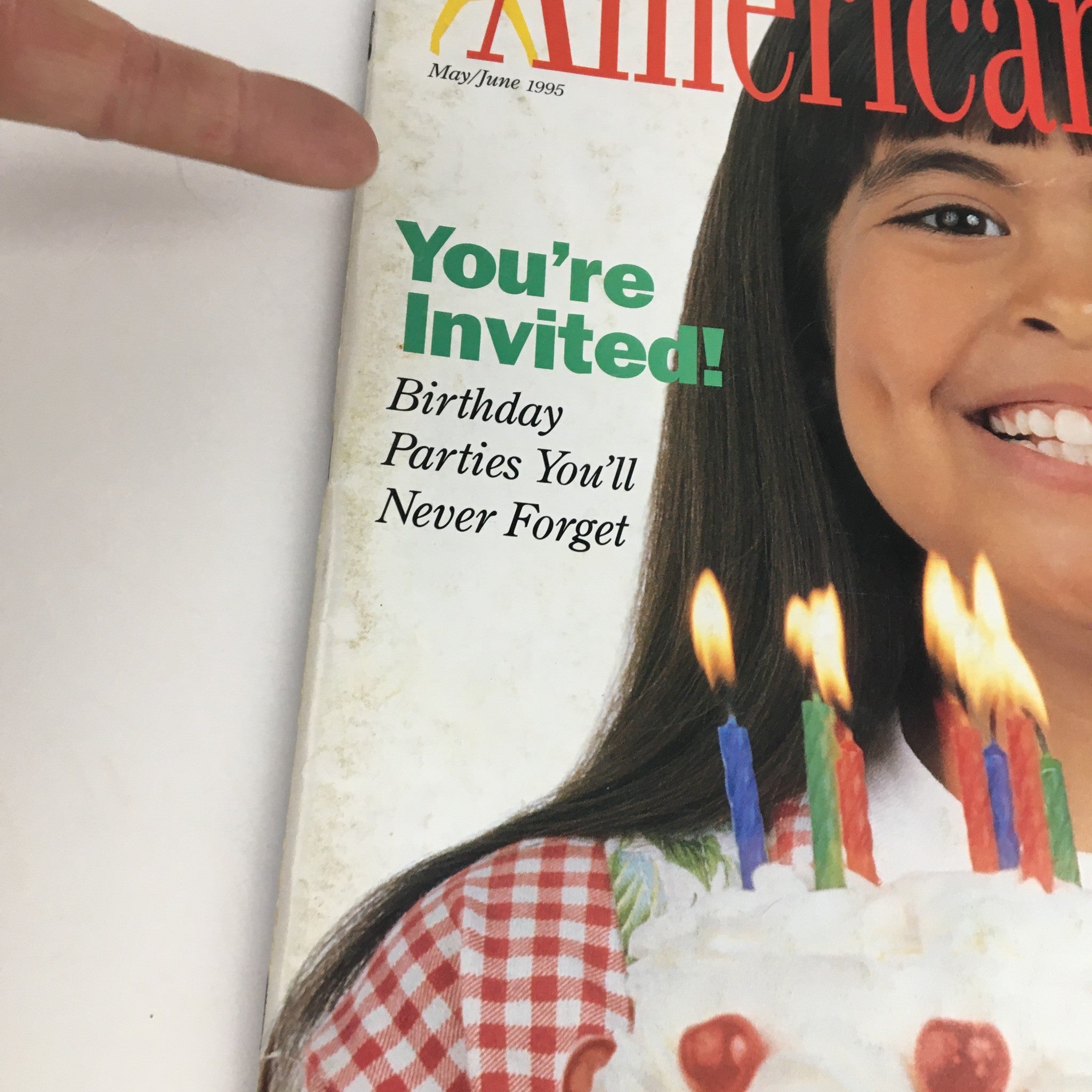 American Girl Magazine May 1995 Birthday Parties You'll Never Forget, w Cutouts