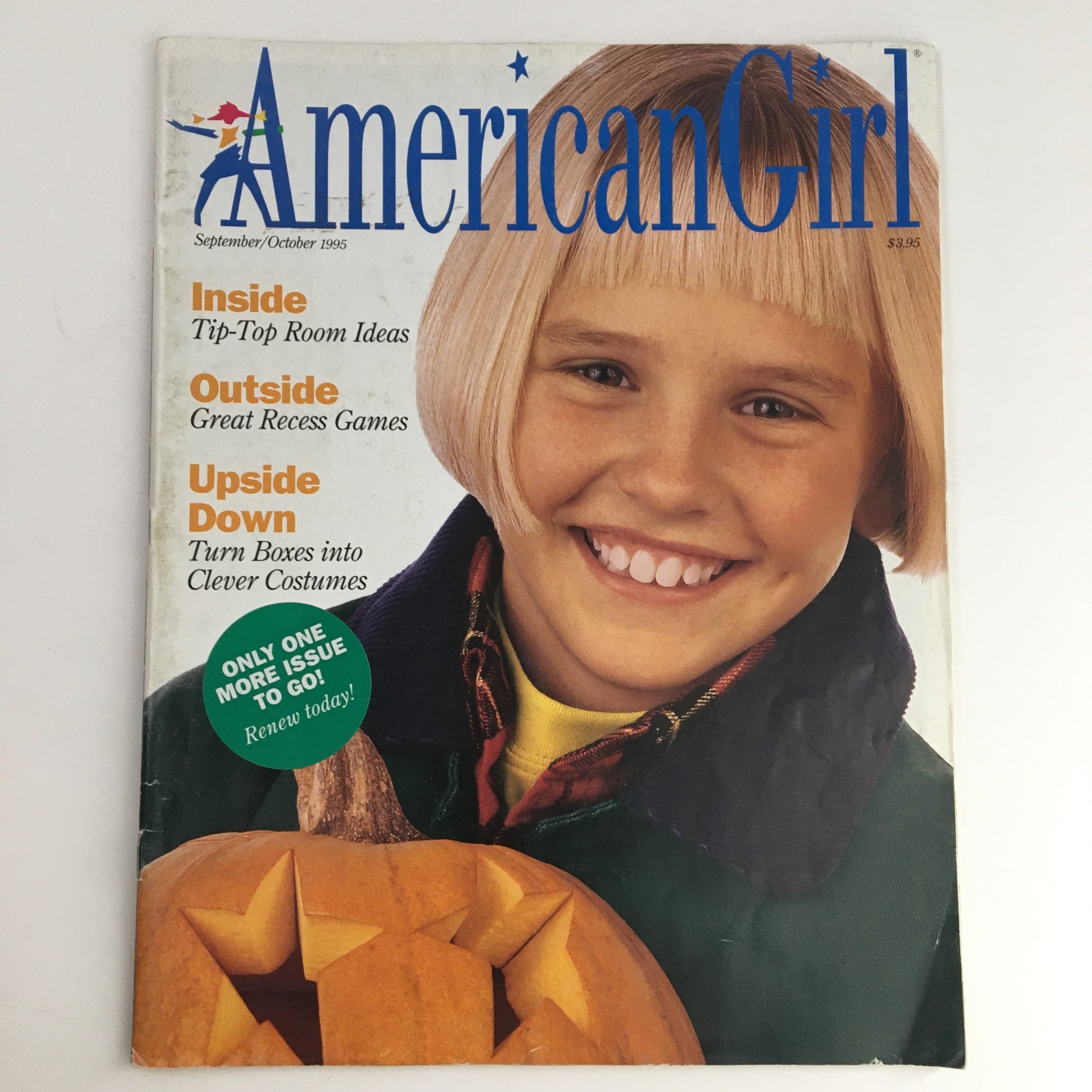 American Girl Magazine September 1995 Turn Boxes Into Clever Costumes, w Cutouts