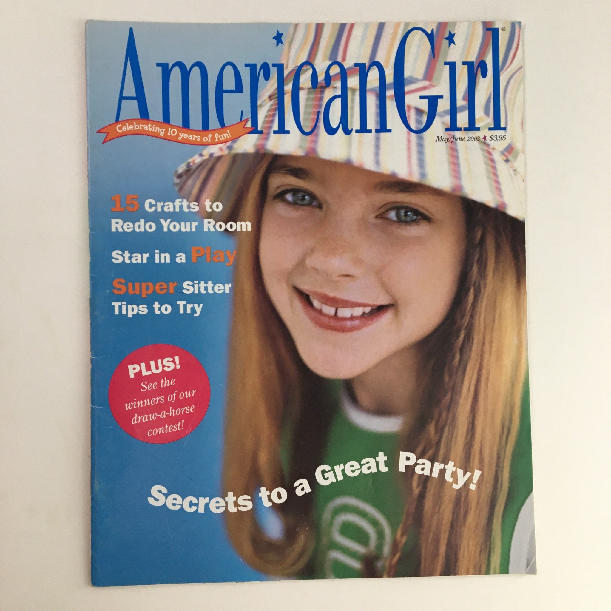 American Girl Magazine May 2003 Secrets To A Great Party, No Cutouts