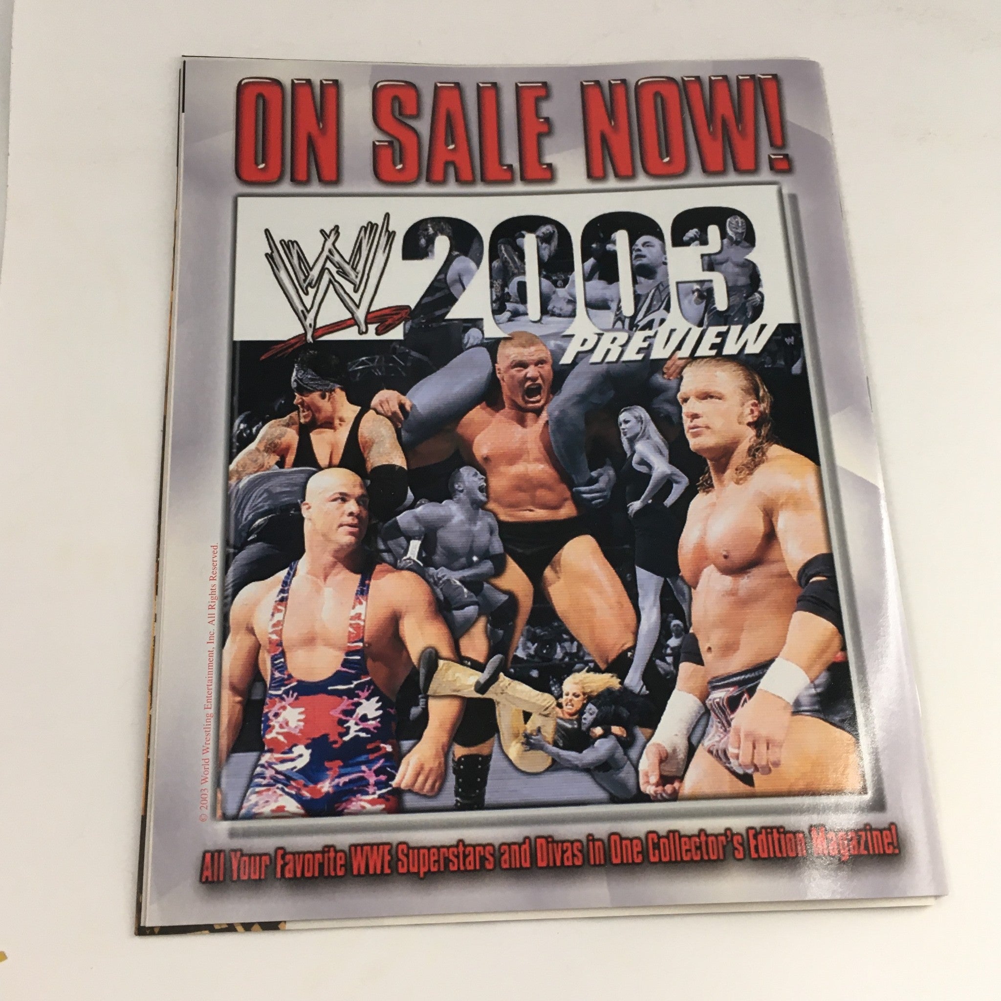 WWE Raw Magazine April 2003 John Cena, Torrie Wilson & Dusty Rhodes, No Label