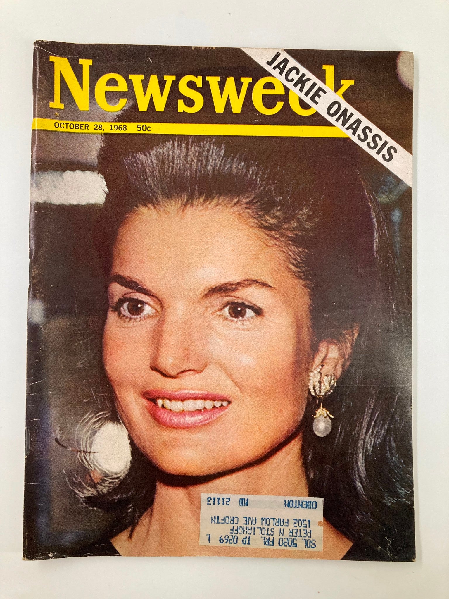 VTG Newsweek Magazine October 28 1986 Jacqueline Kennedy Onassis