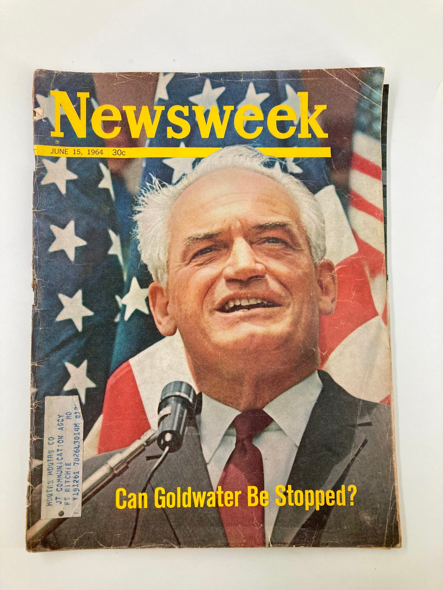 VTG Newsweek Magazine June 15 1964 Can Barry Goldwater Be Stopped?