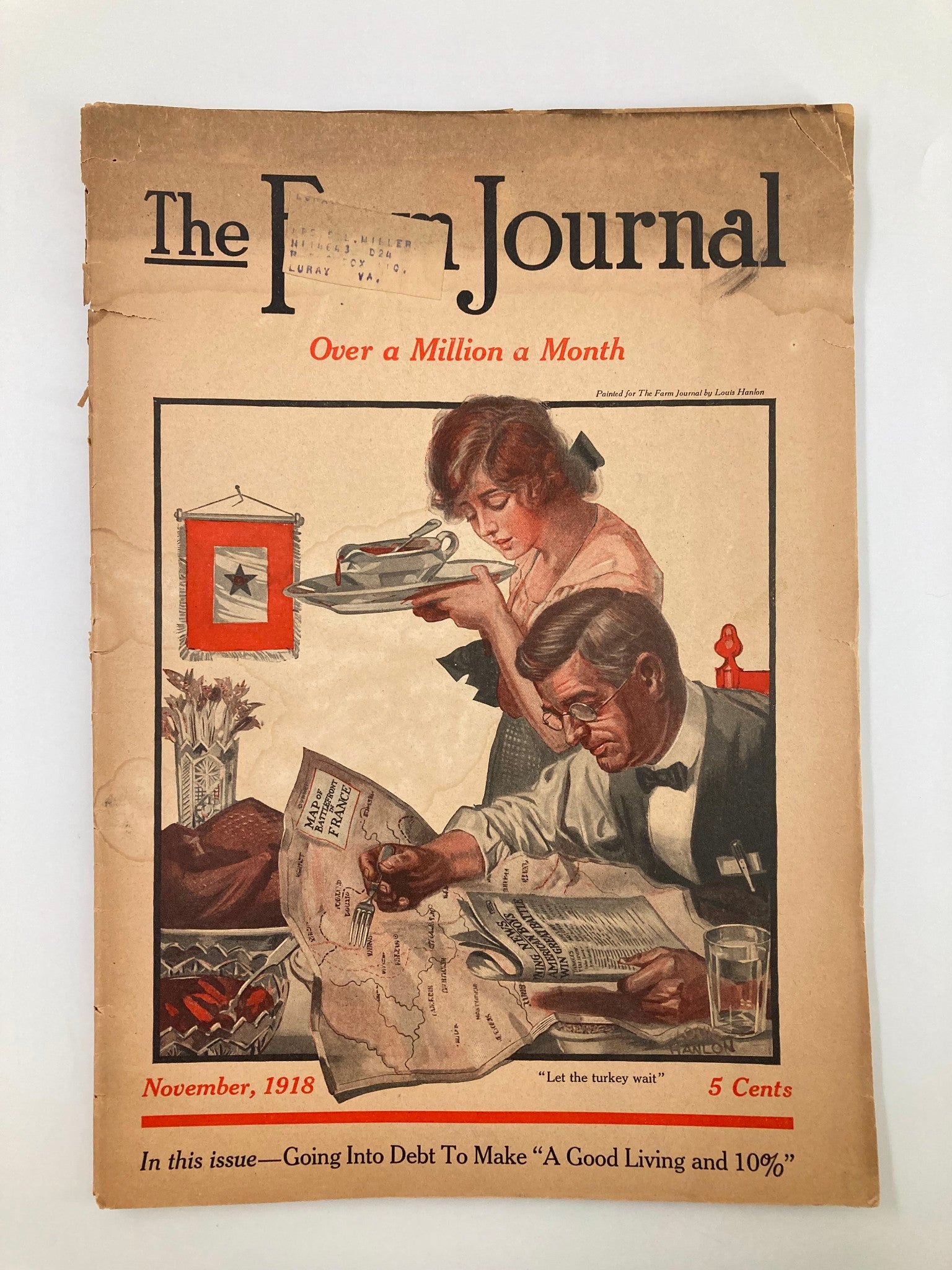 VTG The Farm Journal Magazine November 1918 Going Into Debt To Make Good Living