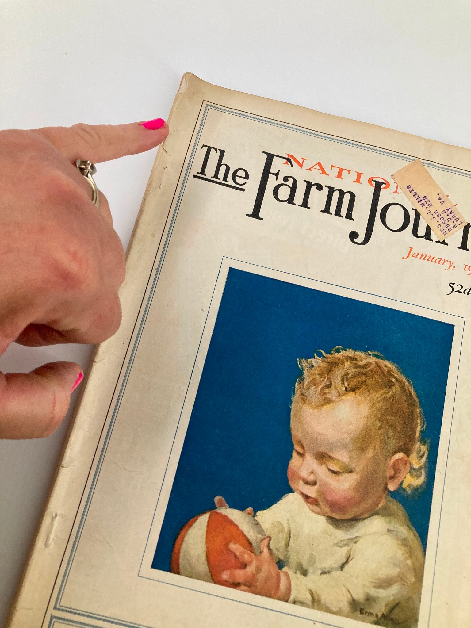 VTG The Farm Journal Magazine January 1929 California Pork-Chops and Beefsteak