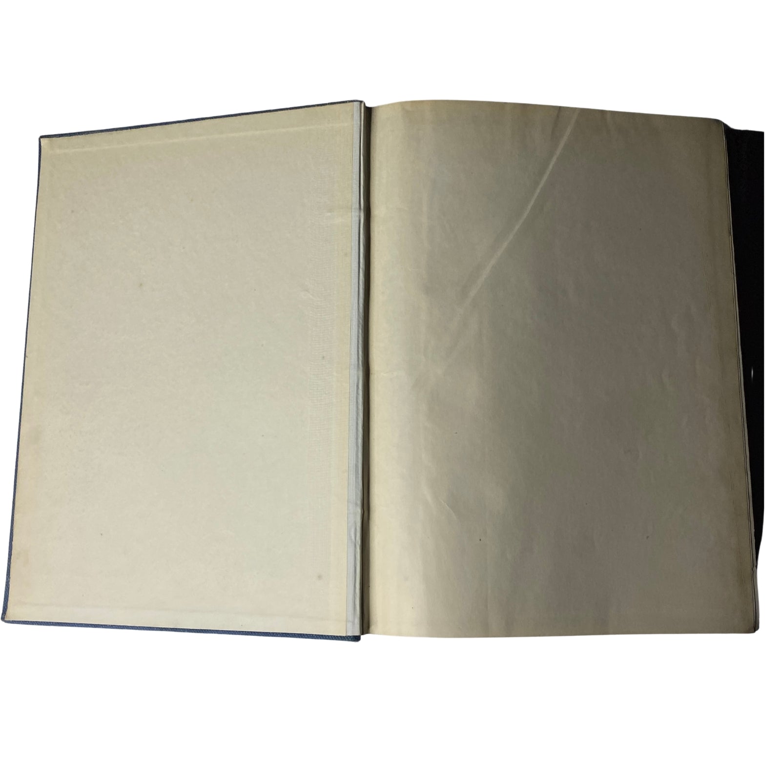 Interior view of the Time Magazine Bound Weekly volume covering January to June 1926, featuring blank pages.