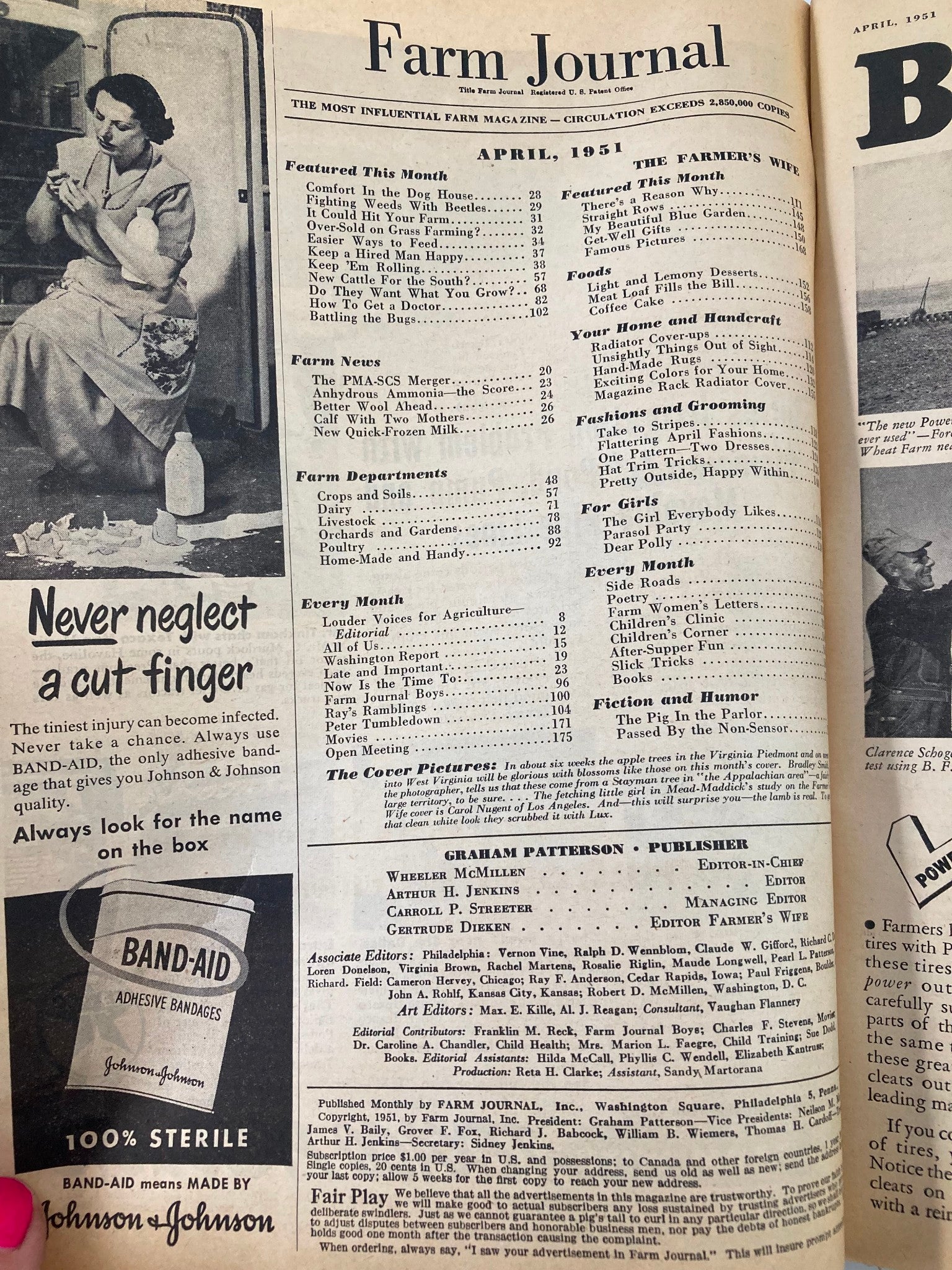 VTG Farm Journal Magazine April 1951 Work-Savers for Short-Handed Farms