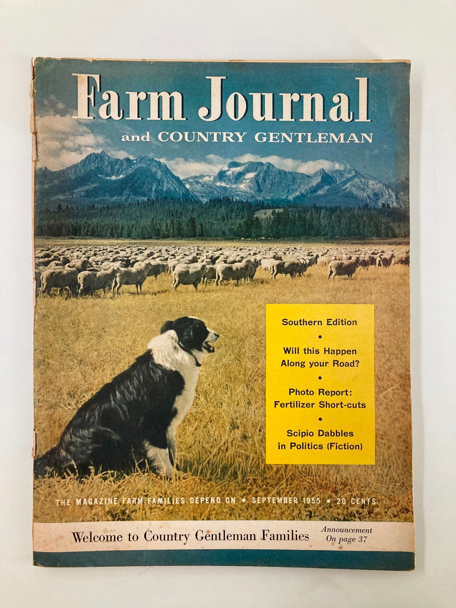 VTG Farm Journal Magazine September 1955 Welcome To The Country Families