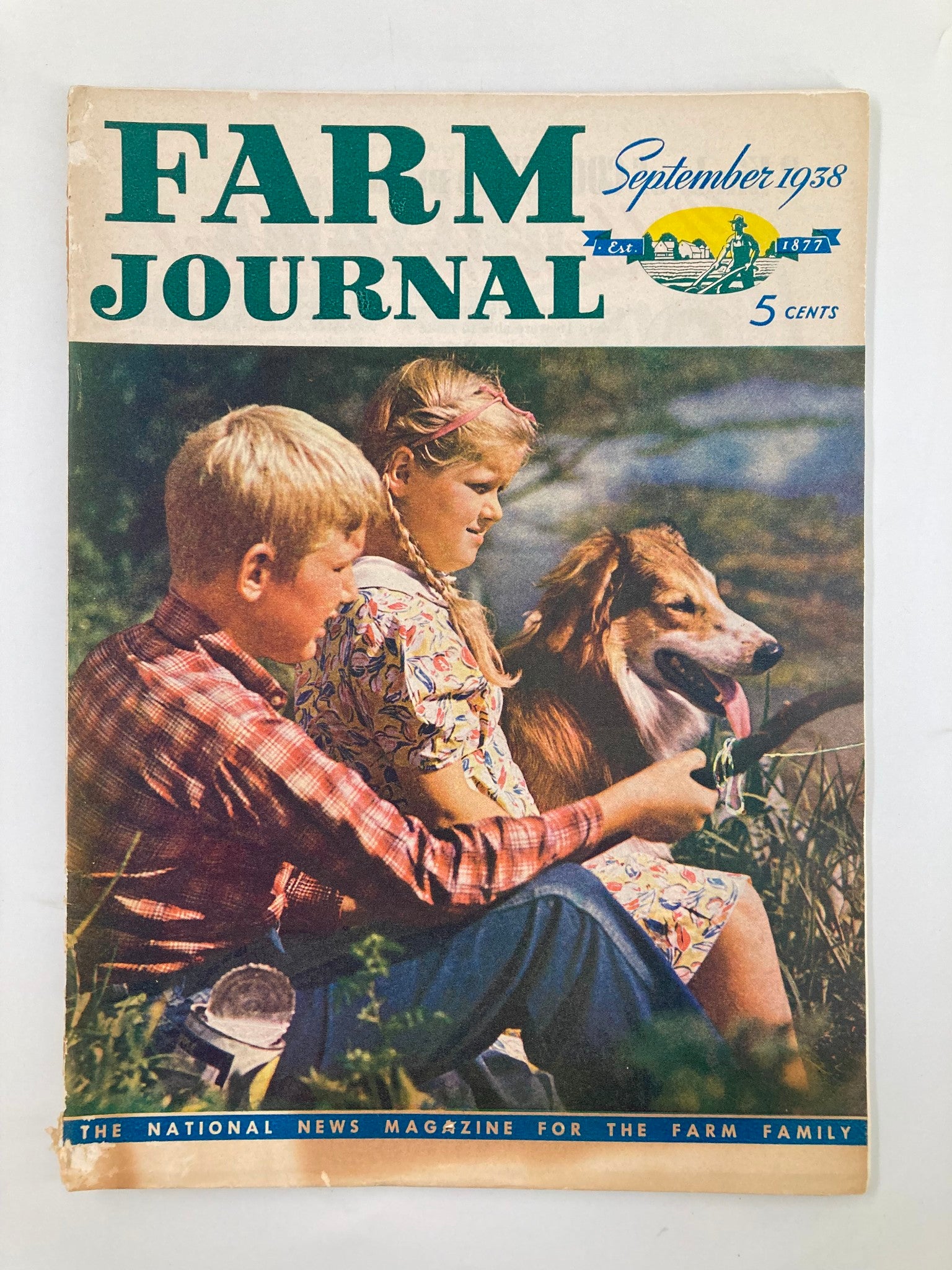 VTG Farm Journal Magazine September 1938 The Two-Row New Idea Corn Picker