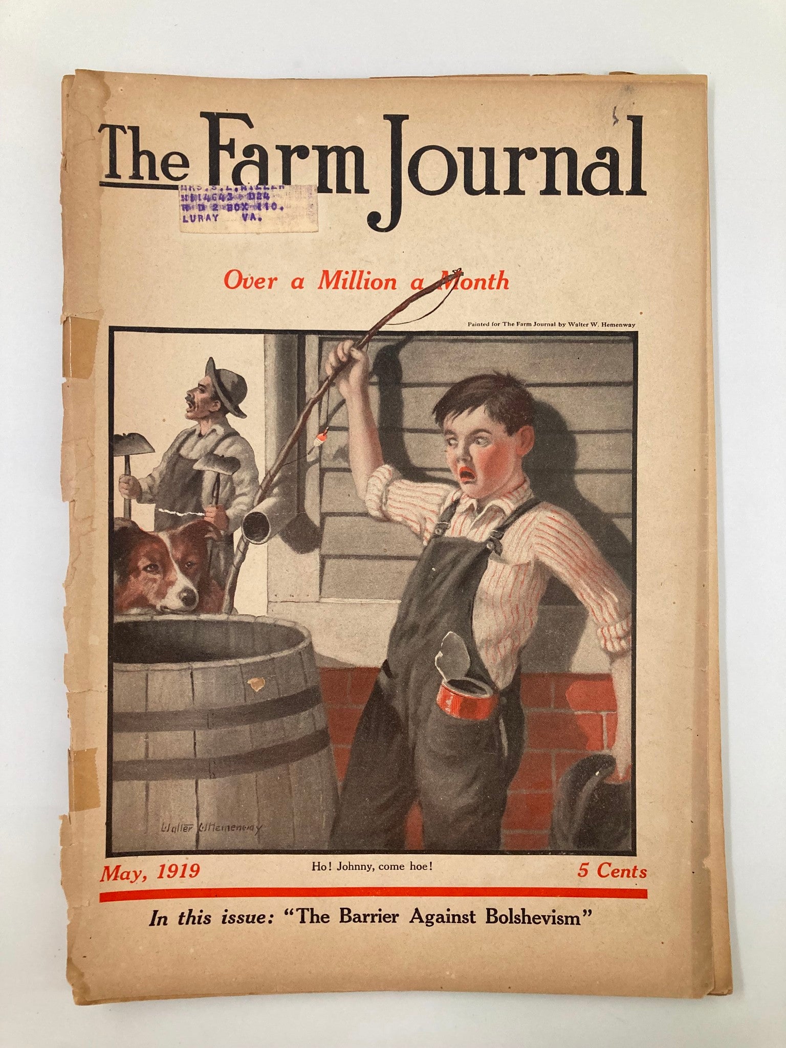 VTG The Farm Journal Magazine May 1919 The Barrier Against Bolshevism