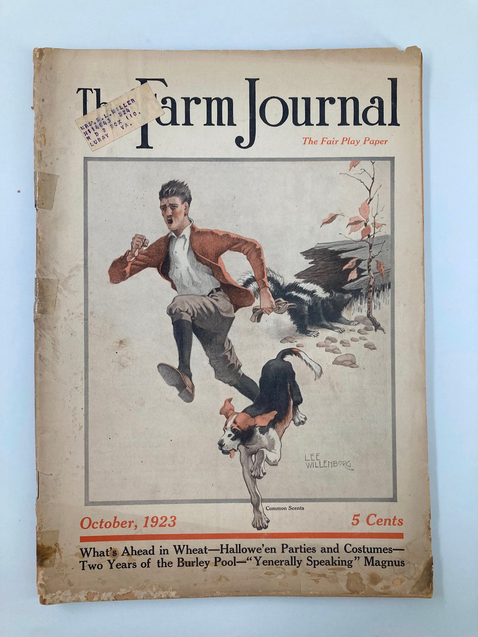 VTG The Farm Journal Magazine October 1923 Two Years of the Burley Pool