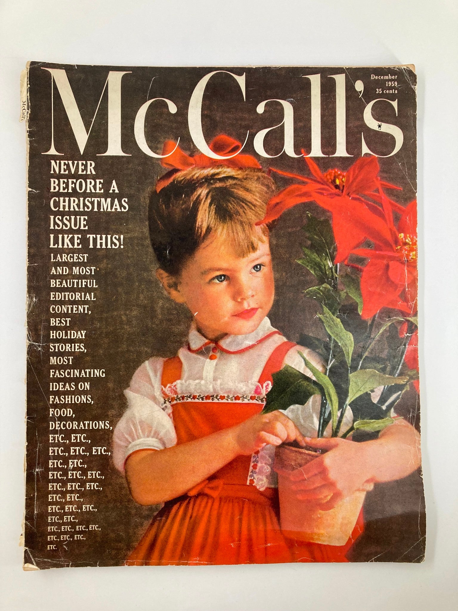 VTG McCall's Magazine December 1959 Vol 87 #3 The Christmas Spirit No Label