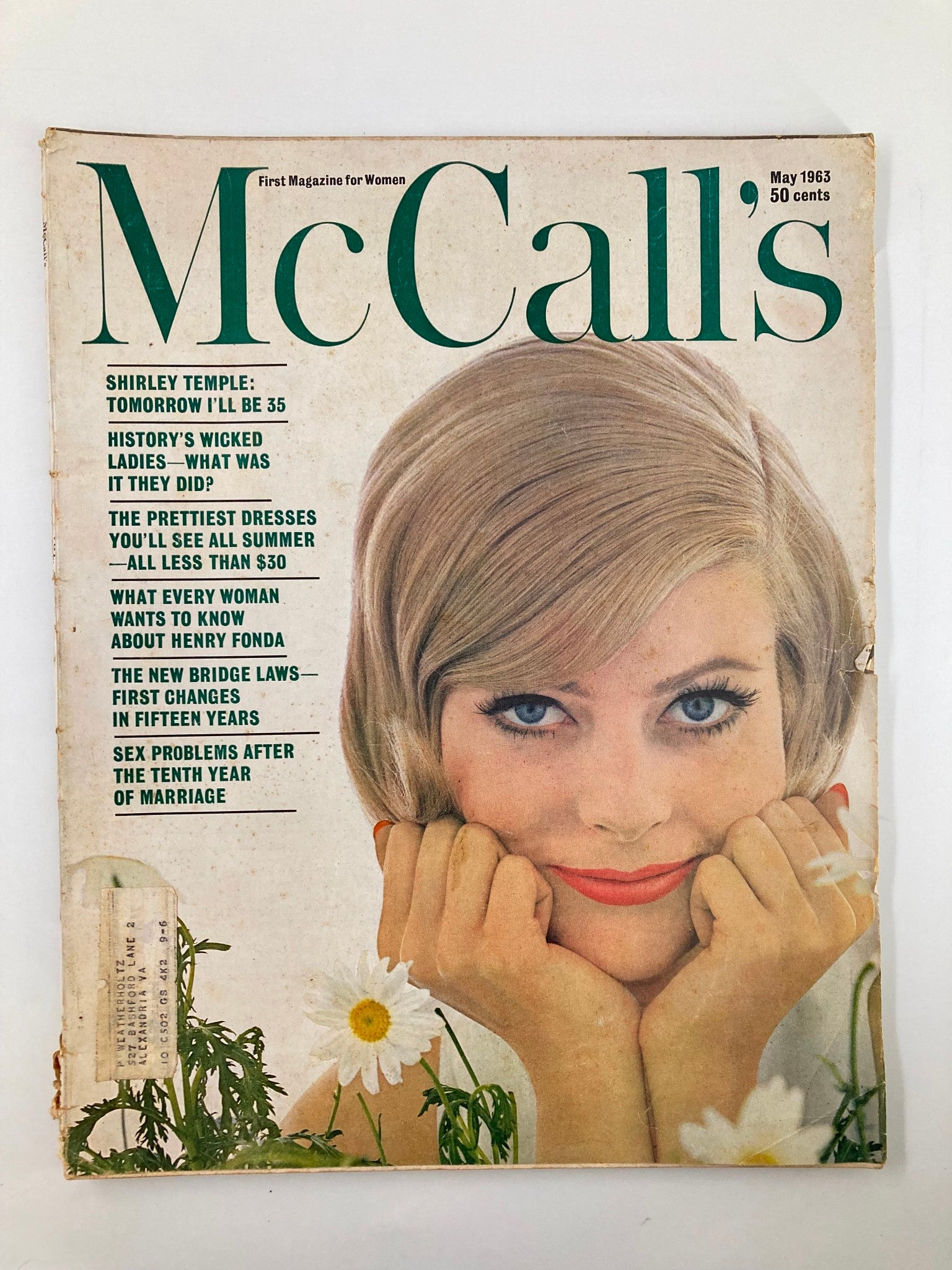 VTG McCall's Magazine May 1963 Shirley Temple in Tomorrow I'll Be 35