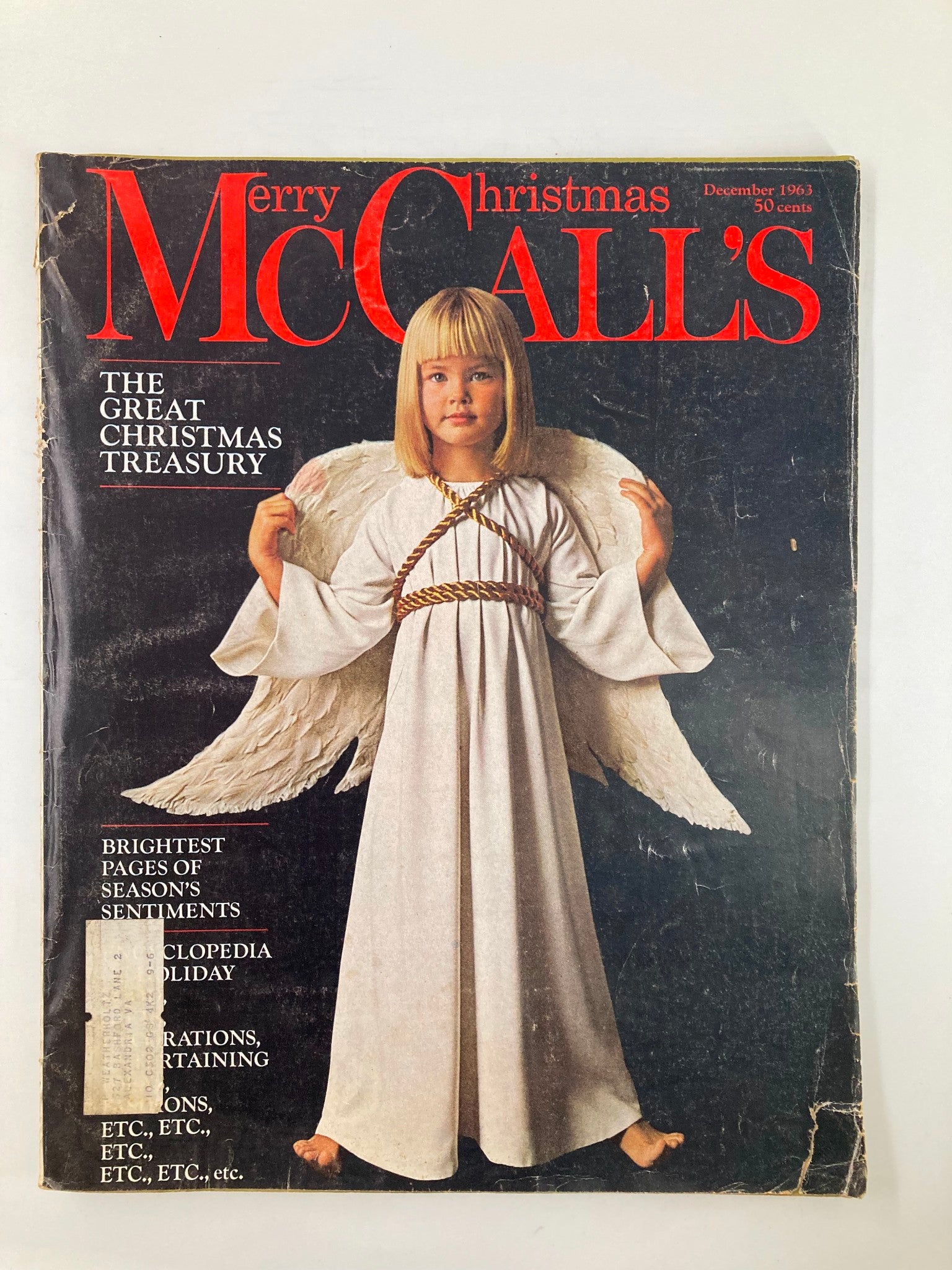 VTG McCall's Magazine December 1963 There is a Santa-Claus for Grown-Ups Too