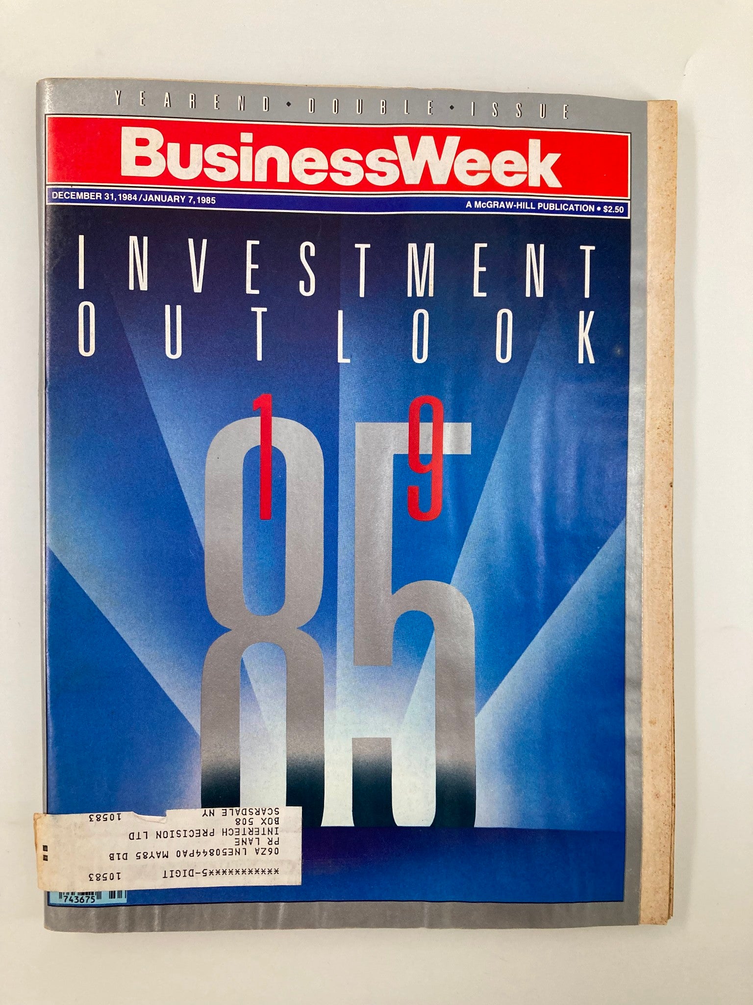 VTG Business Week Magazine December 31 1984 Investment Outlook Untamed Budget