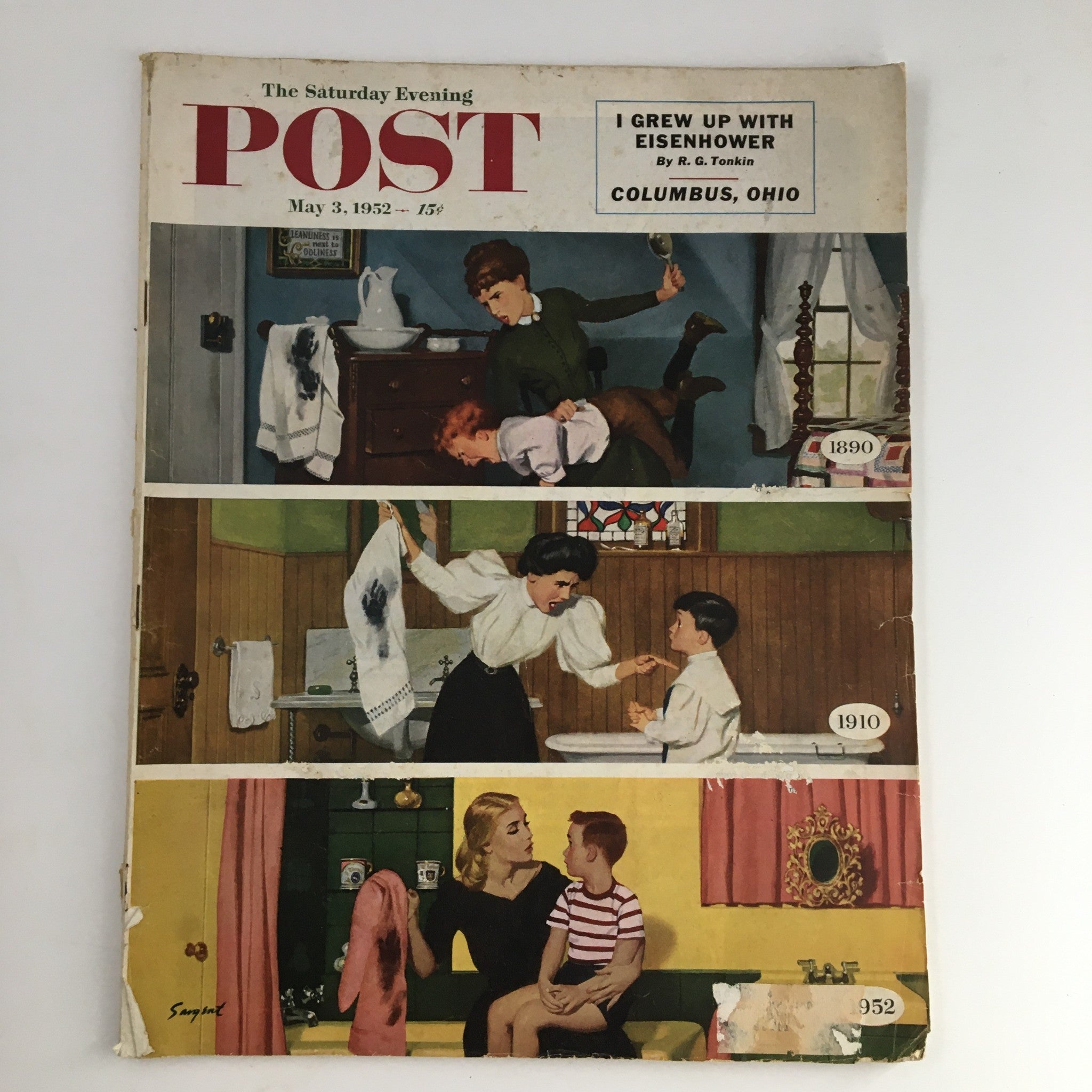 The Saturday Evening Post May 3 1952 I Grew Up with Dwight D. Eisenhower