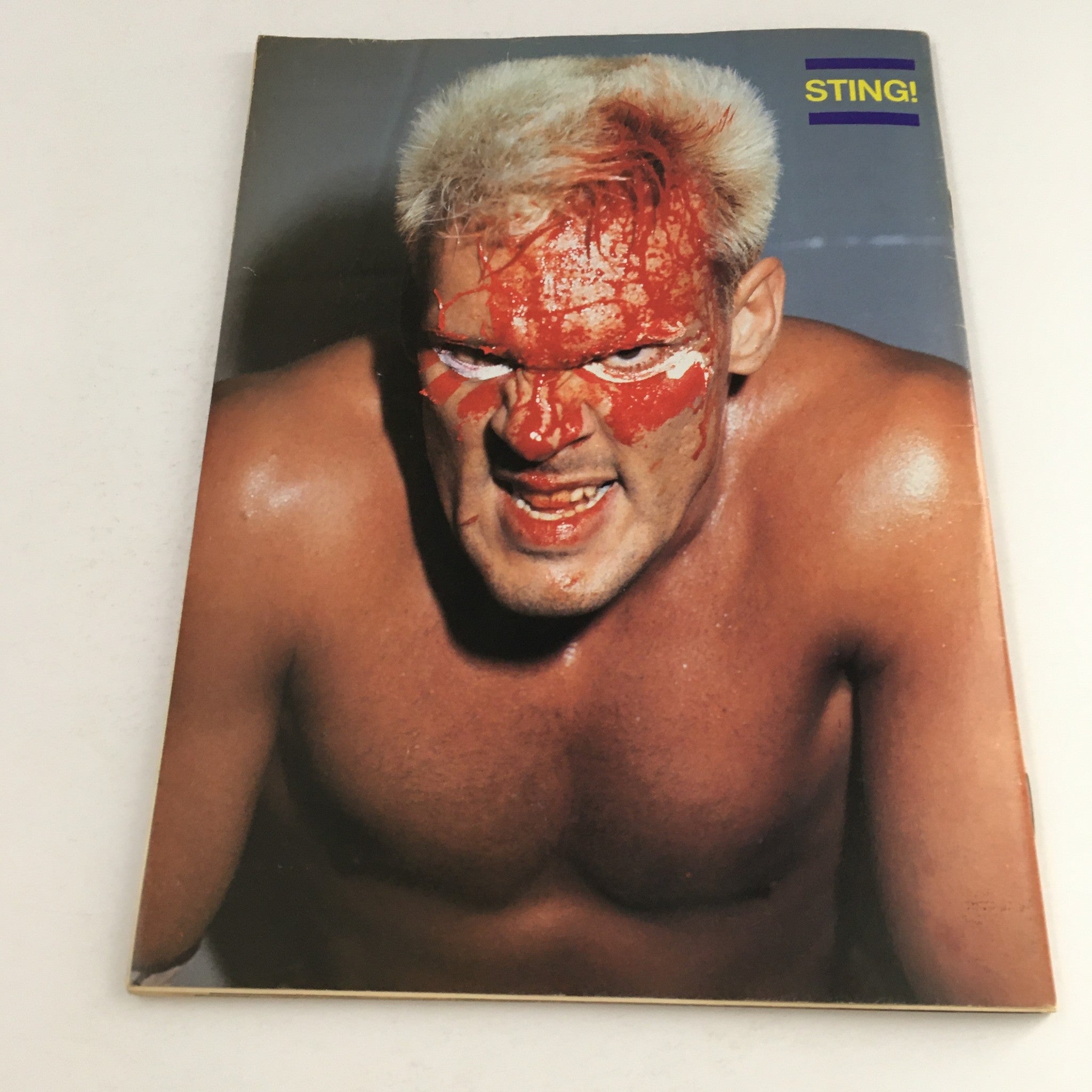 Wrestling Scene Magazine December 1987 Abdullah & Colon War, w Poster No Label