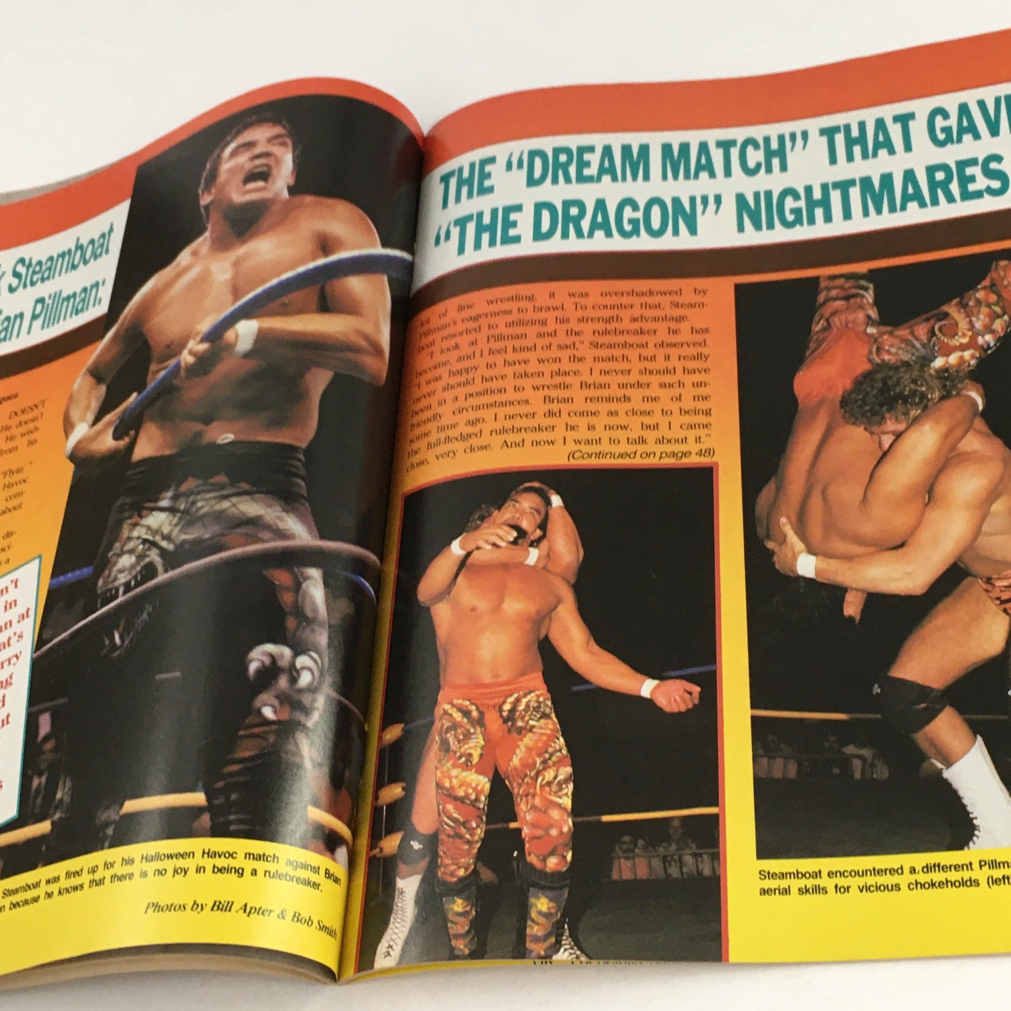 Wrestling Superstars Magazine March 1993 Bret Hart vs Ron Simmons, No Label