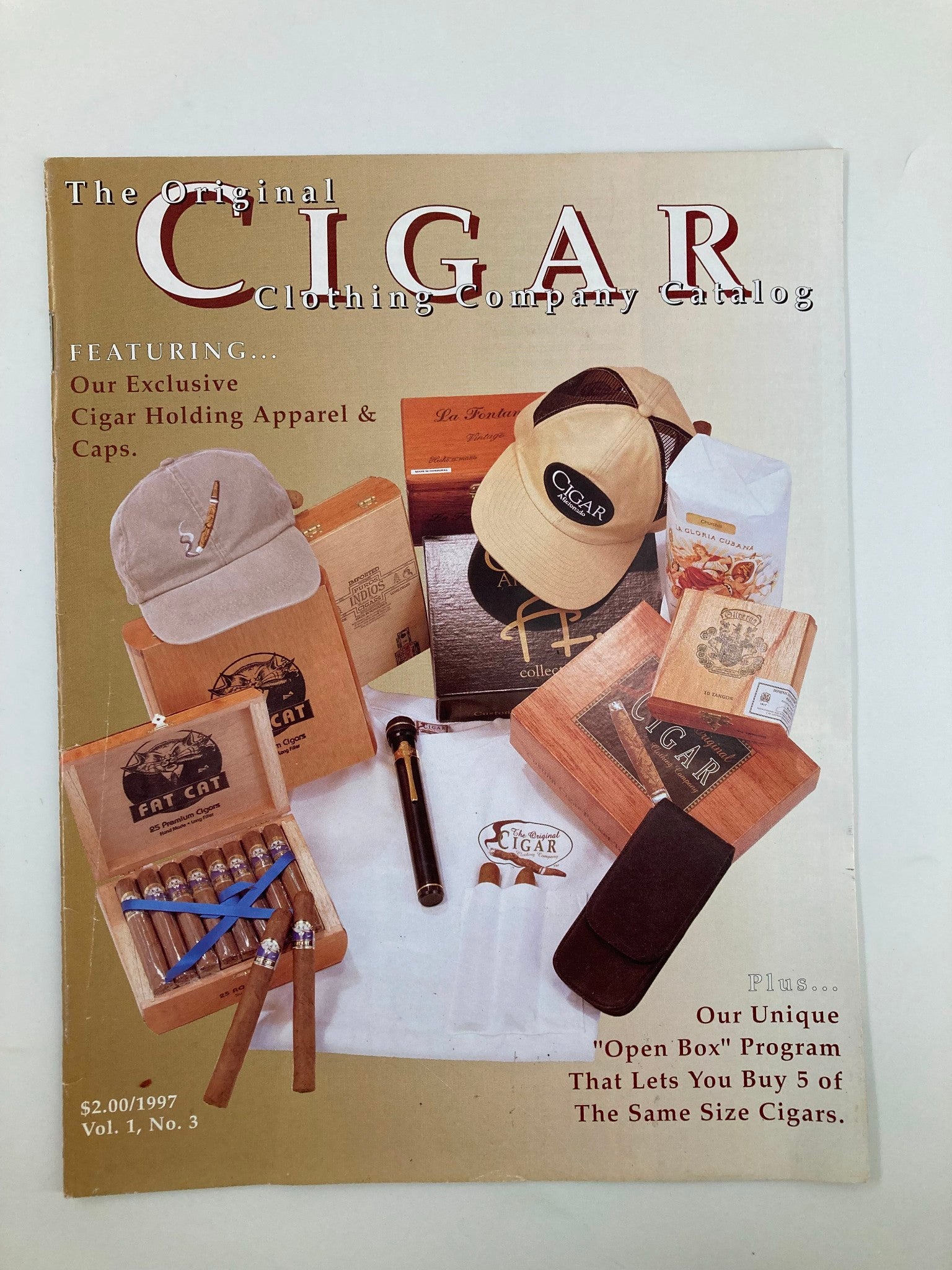 The Original Cigar Clothing Company Catalog 1997 Vol 1 #3 Apparel & Caps