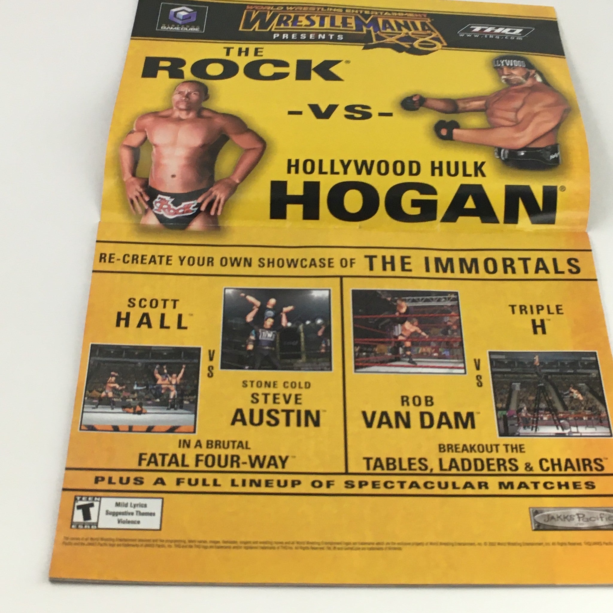 WWE Raw Magazine August 2002 Stone Cold, The Rock vs Hulk Hogan, No Label