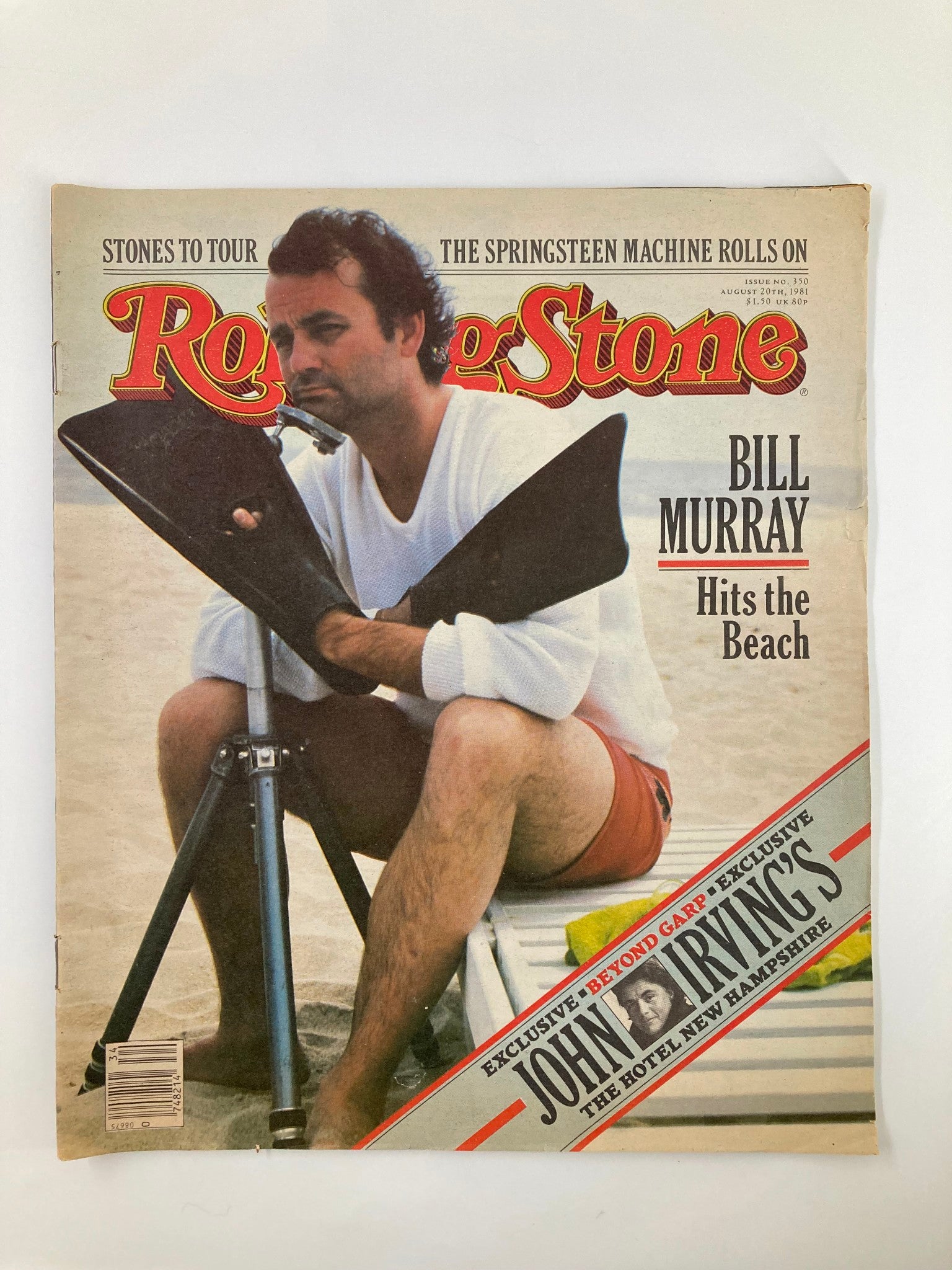 VTG Rolling Stone Magazine August 20 1981 Bill Murray Hits the Beach No Label