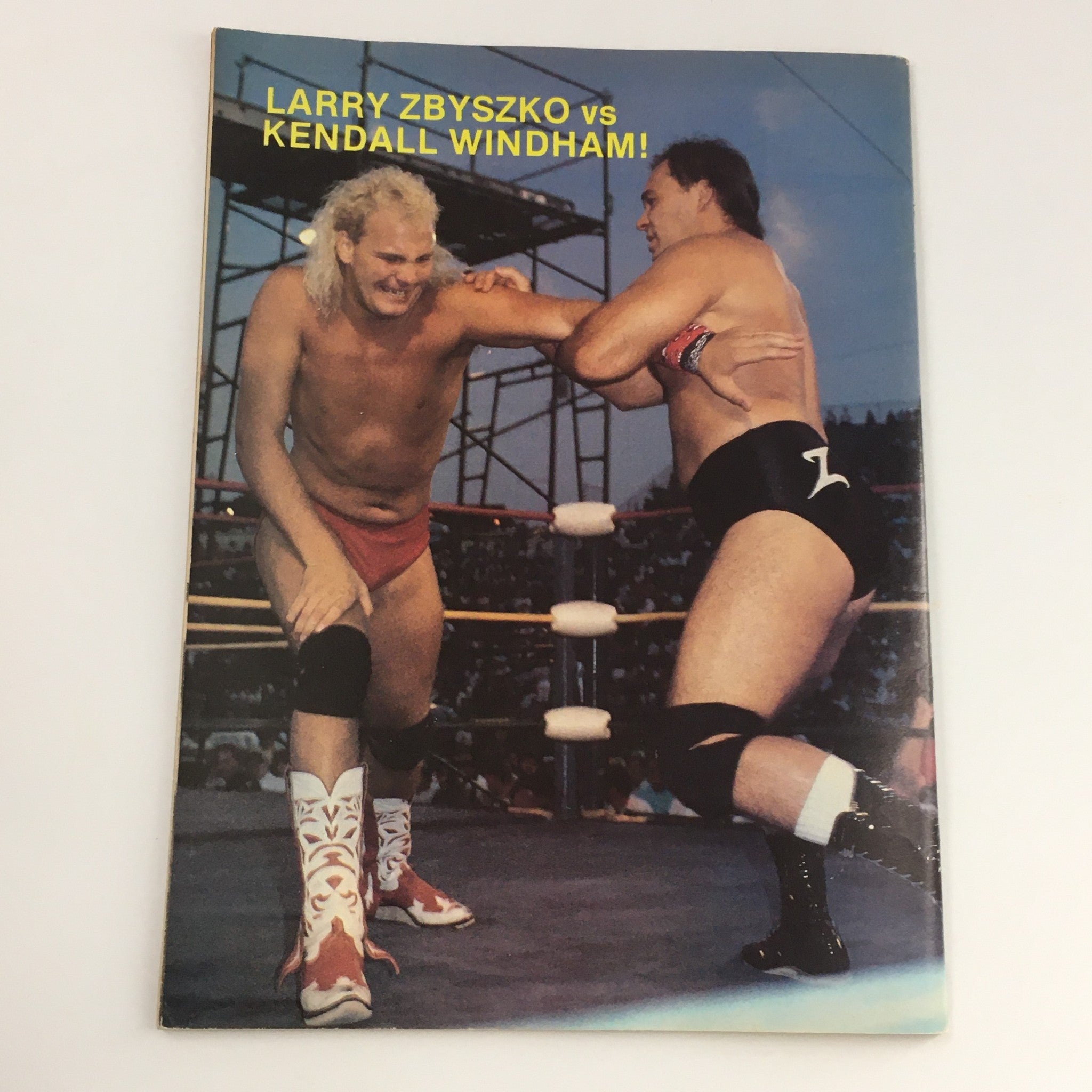 Wrestling Scene Magazine November 1988 Mike Rotunda vs Dusty Rhodes, No Label