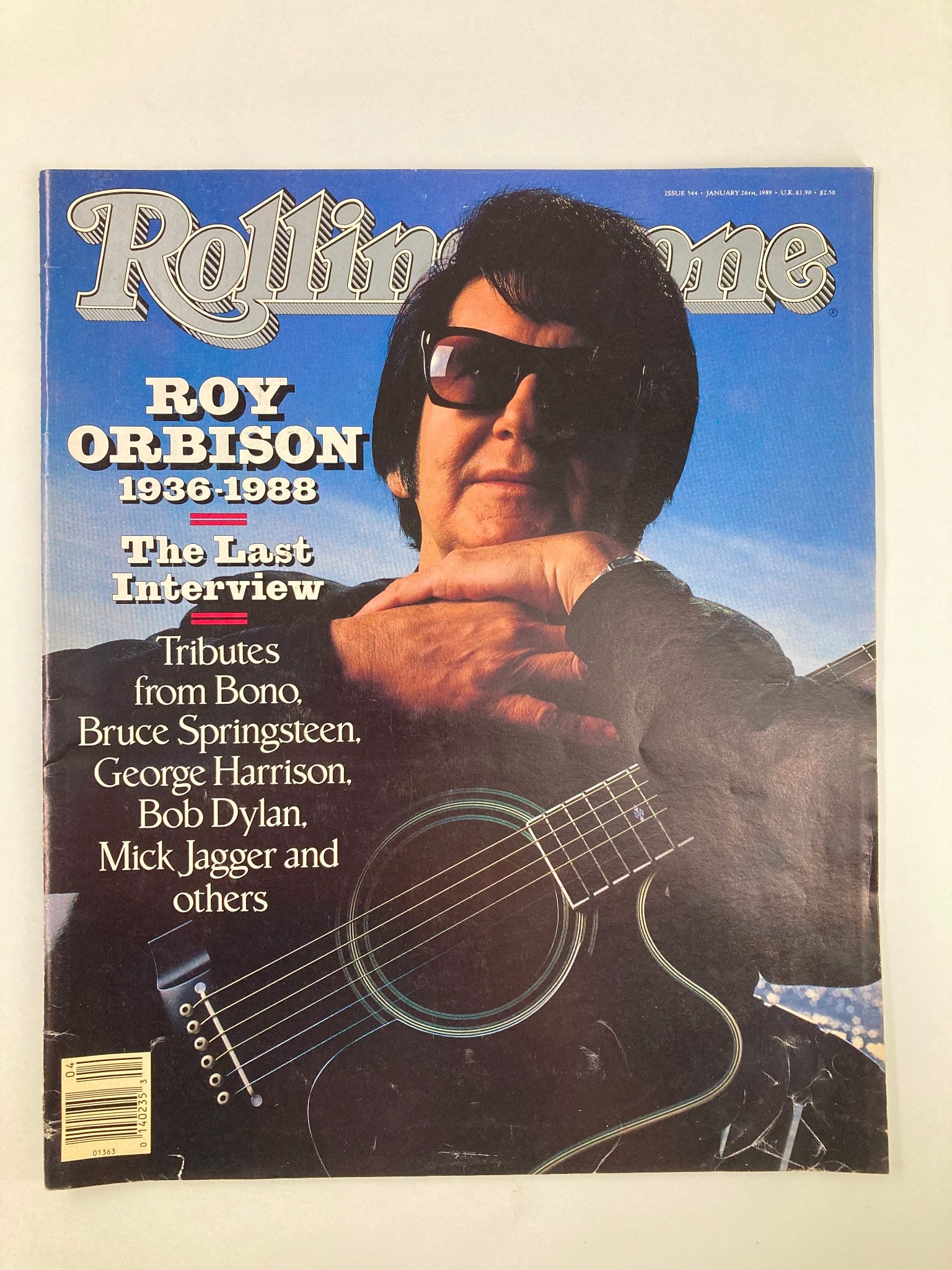 VTG Rolling Stone Magazine January 26 1989 Roy Orbison 1936-1988 No Label