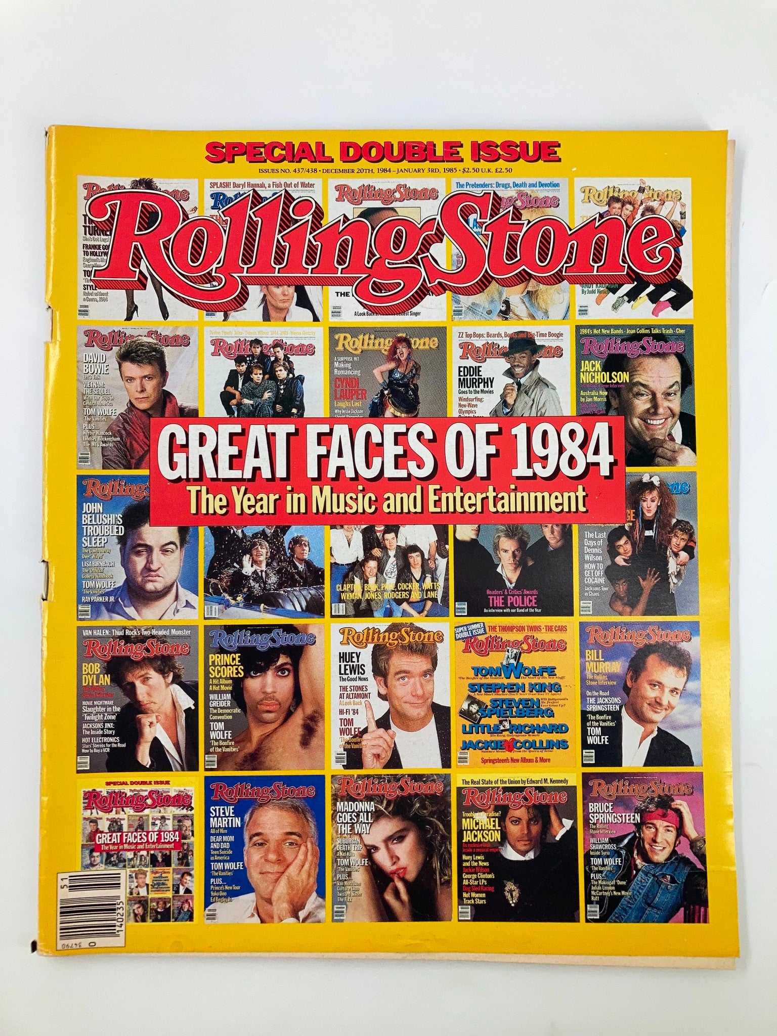 VTG Rolling Stone Magazine December 20 1984 Great Faces of 1984 No Label