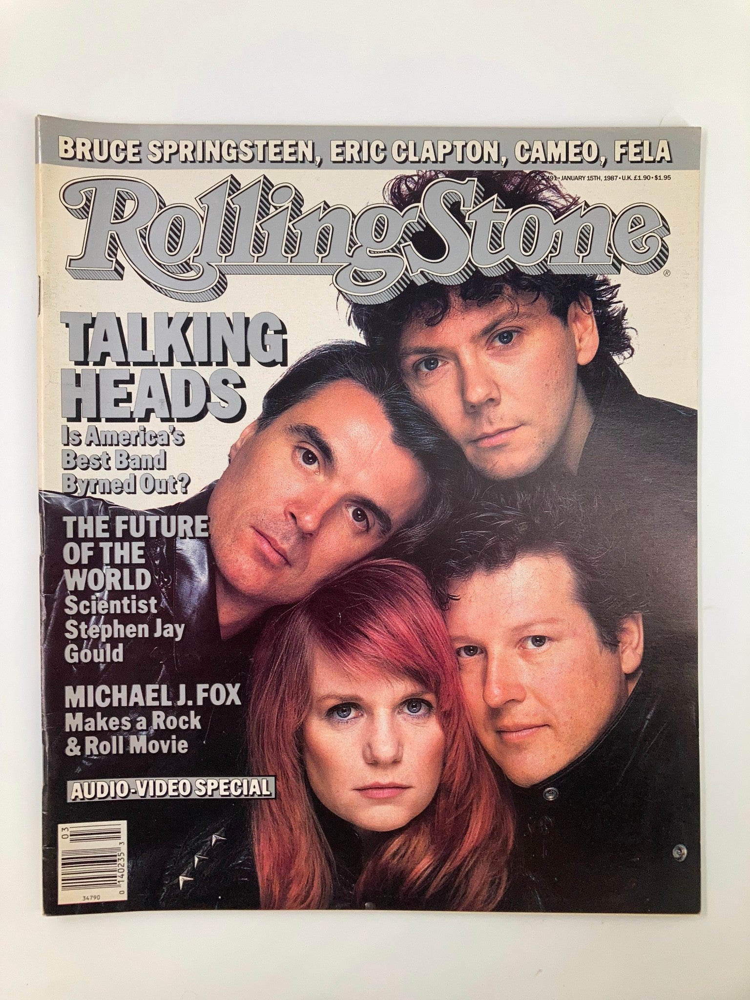 VTG Rolling Stone Magazine January 15 1987 MIchael J. Fox Makes A Movie No Label