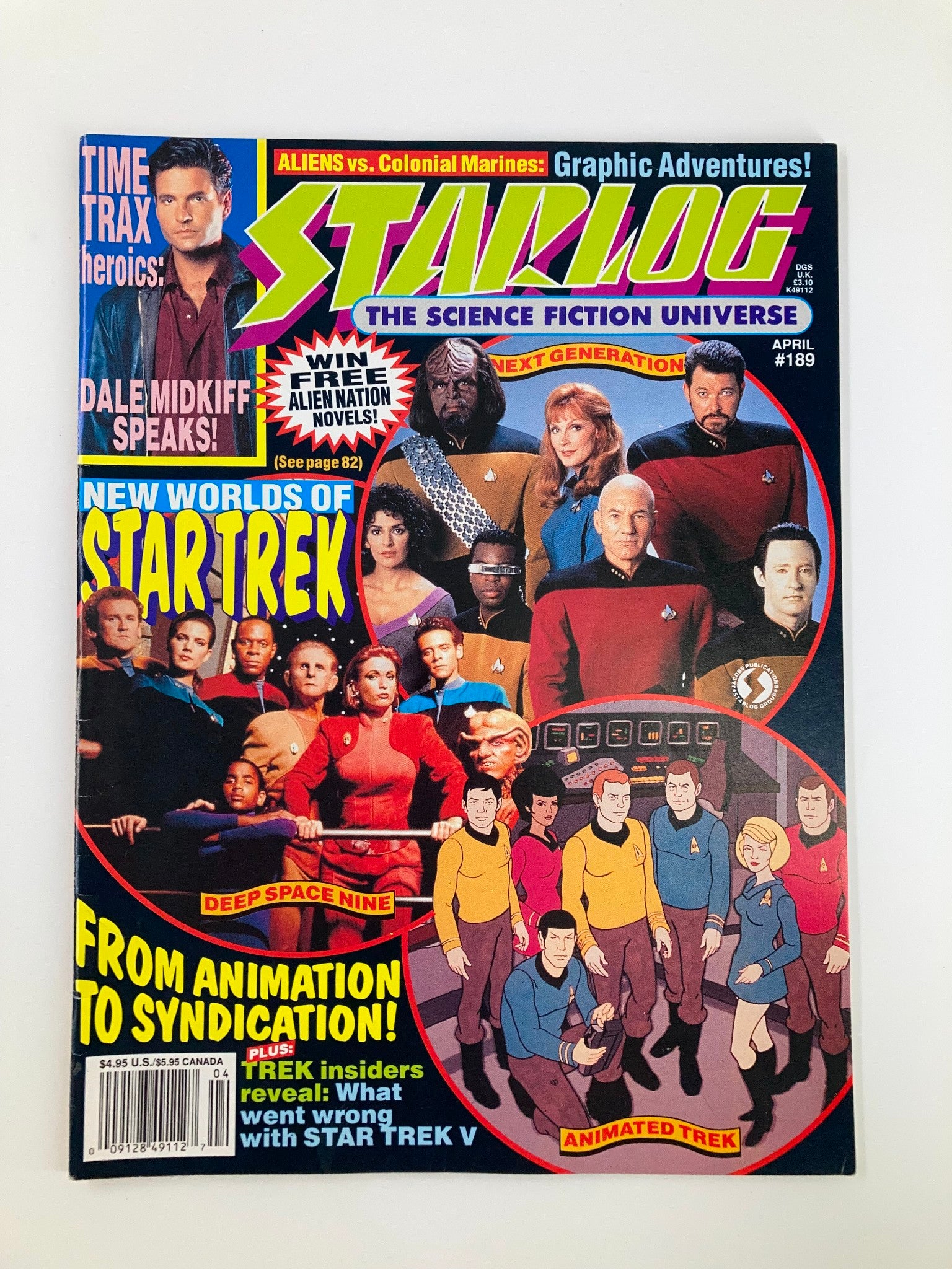 Starlog Magazine April 1993 #189 Star Trek The Next Generation No Label