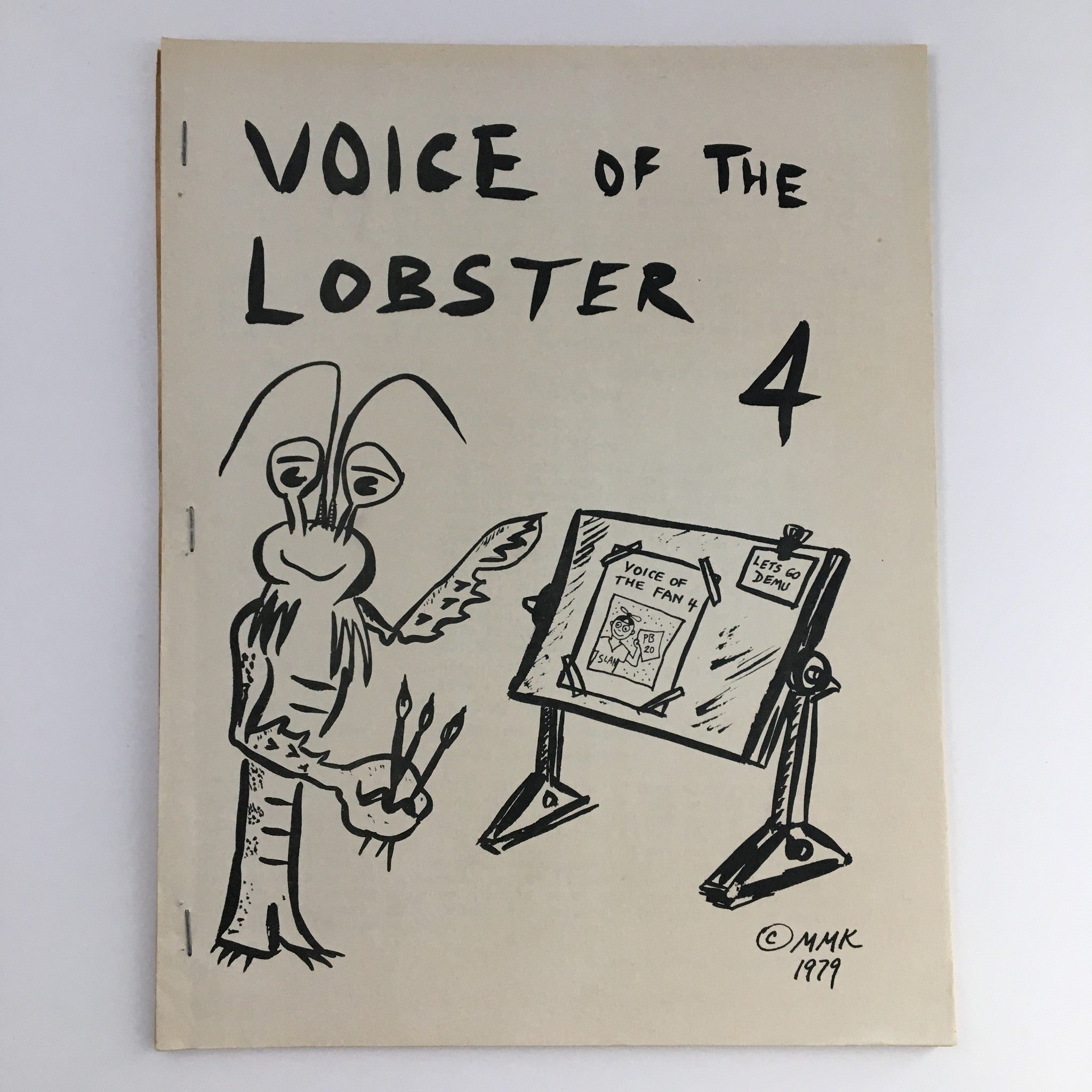 Voice of the Lobster #4 1979 Theme Cover by Mark Keller