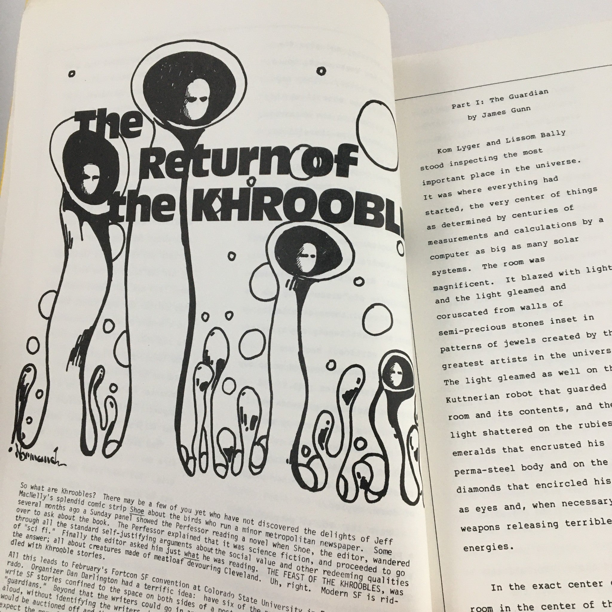 Thin Air Wonder Stories Vol 1 No. 2 1979 The Return of the Khroobles