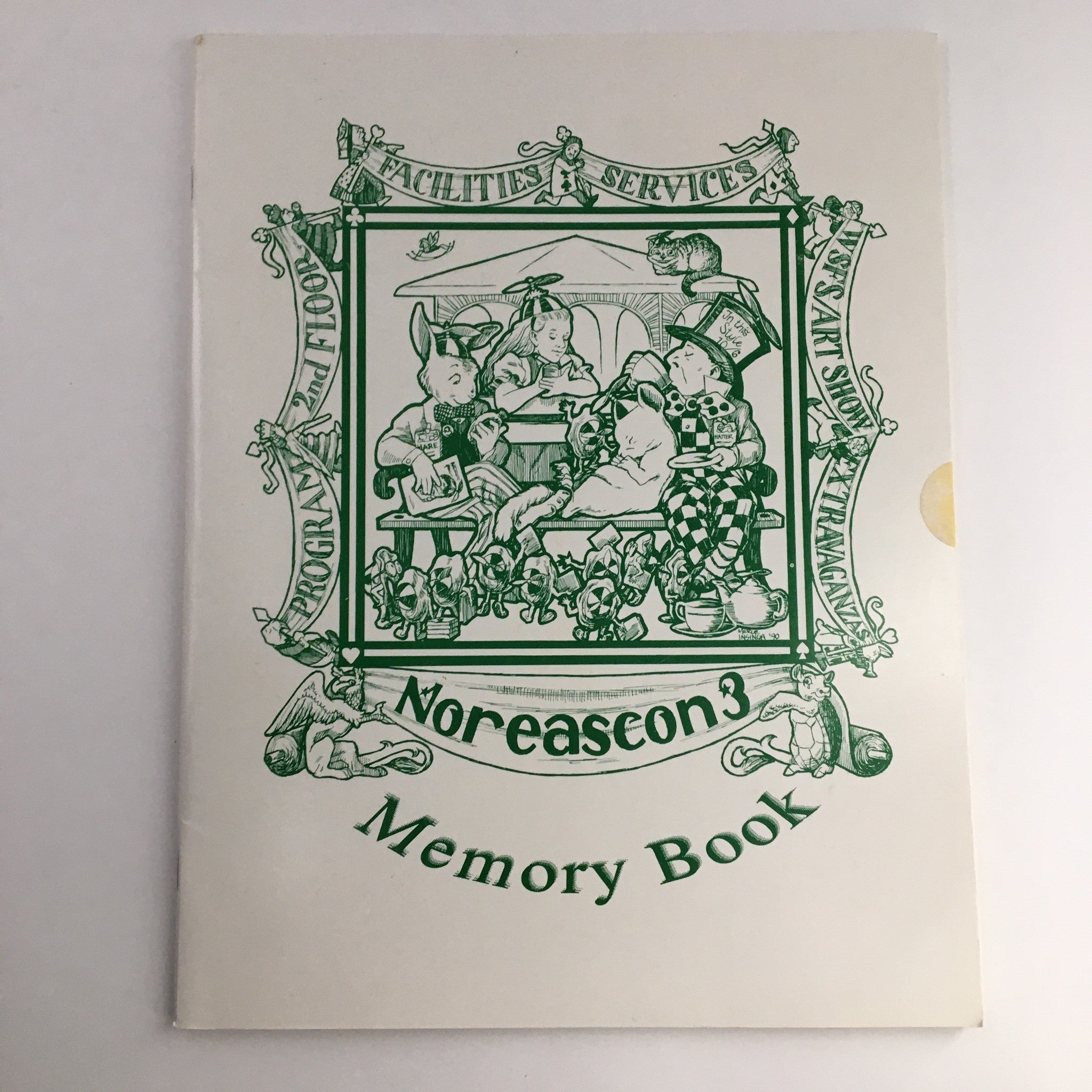 NoreasCon 3 Memory Book 1989 50th World Sci-Fi Con Louis Russell Chauvenet