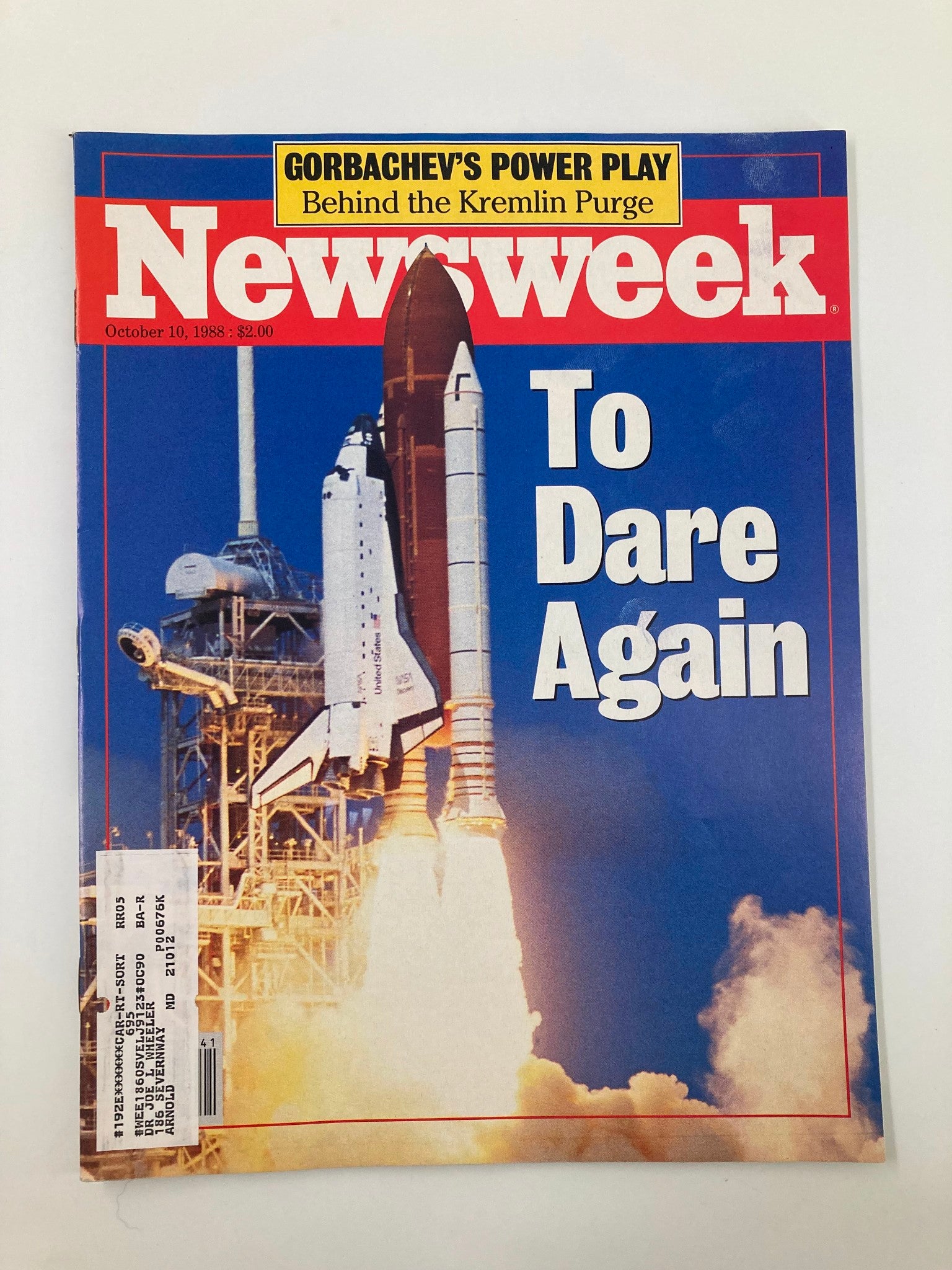 VTG Newsweek Magazine October 10 1988 Mikhail Gorbachev's Power Play