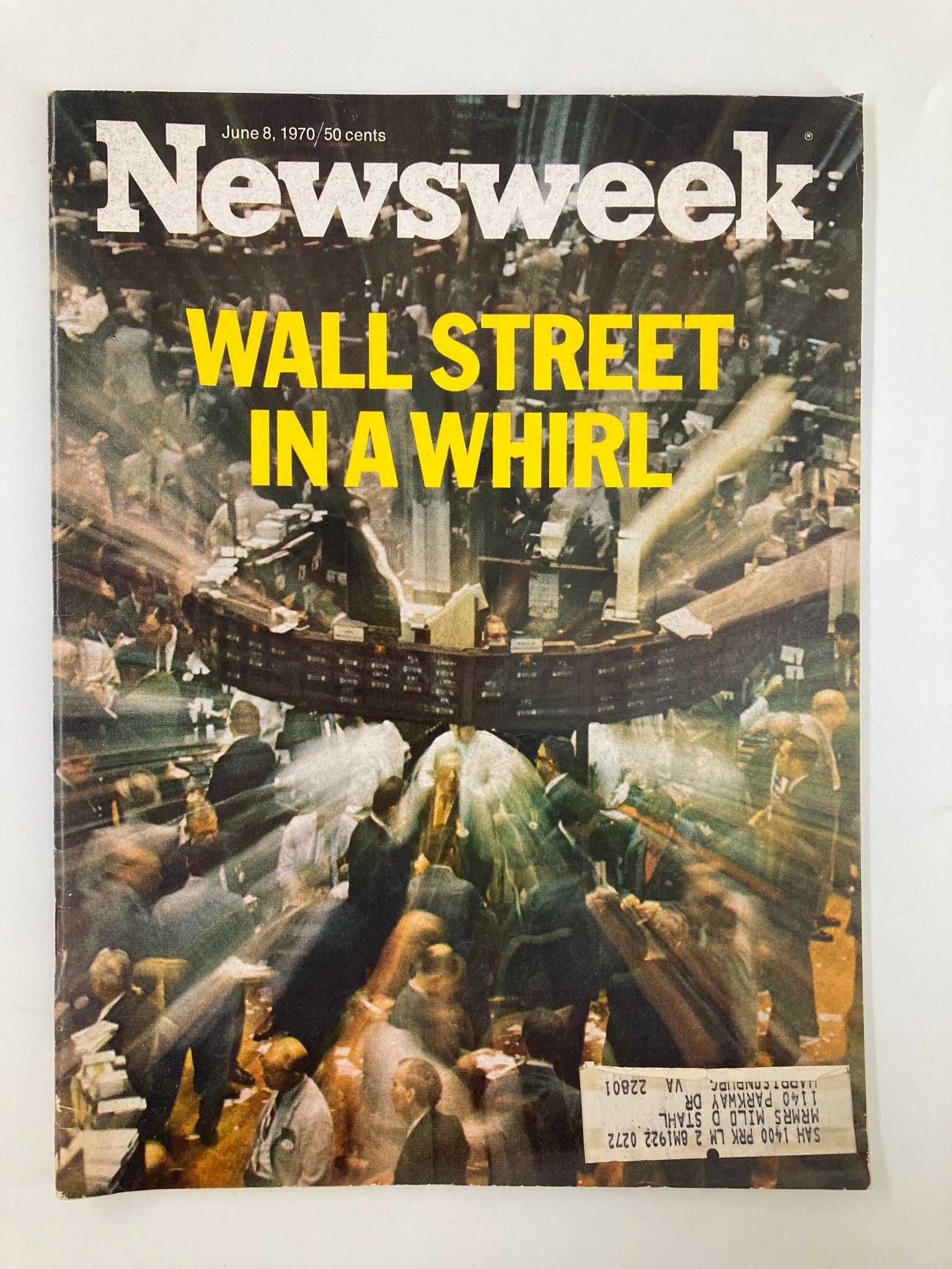 VTG Newsweek Magazine June 8 1970 Wall Street In A Whirl