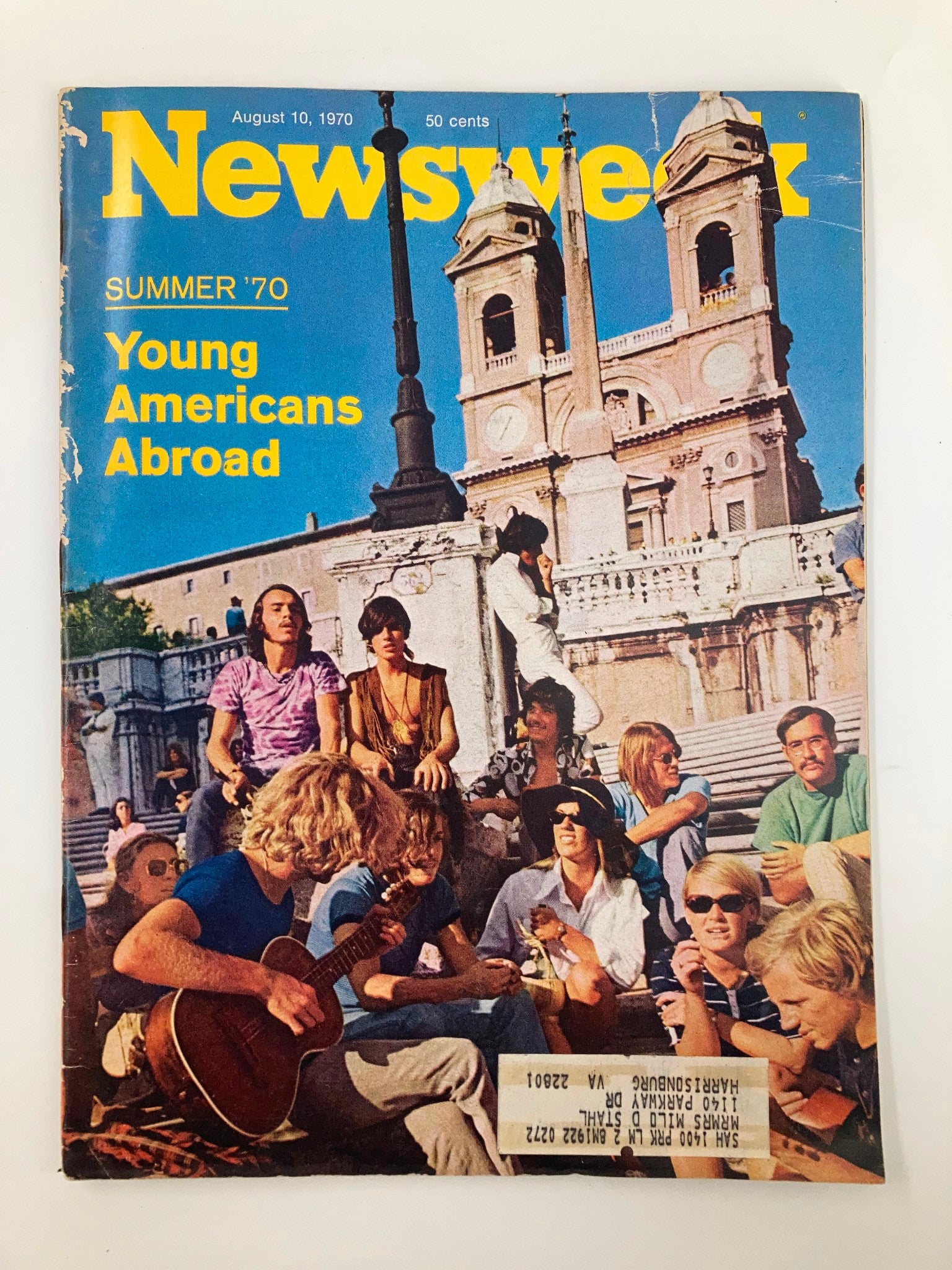 VTG Newsweek Magazine August 10 1970 Young Americans Abroad in Summer of 1970