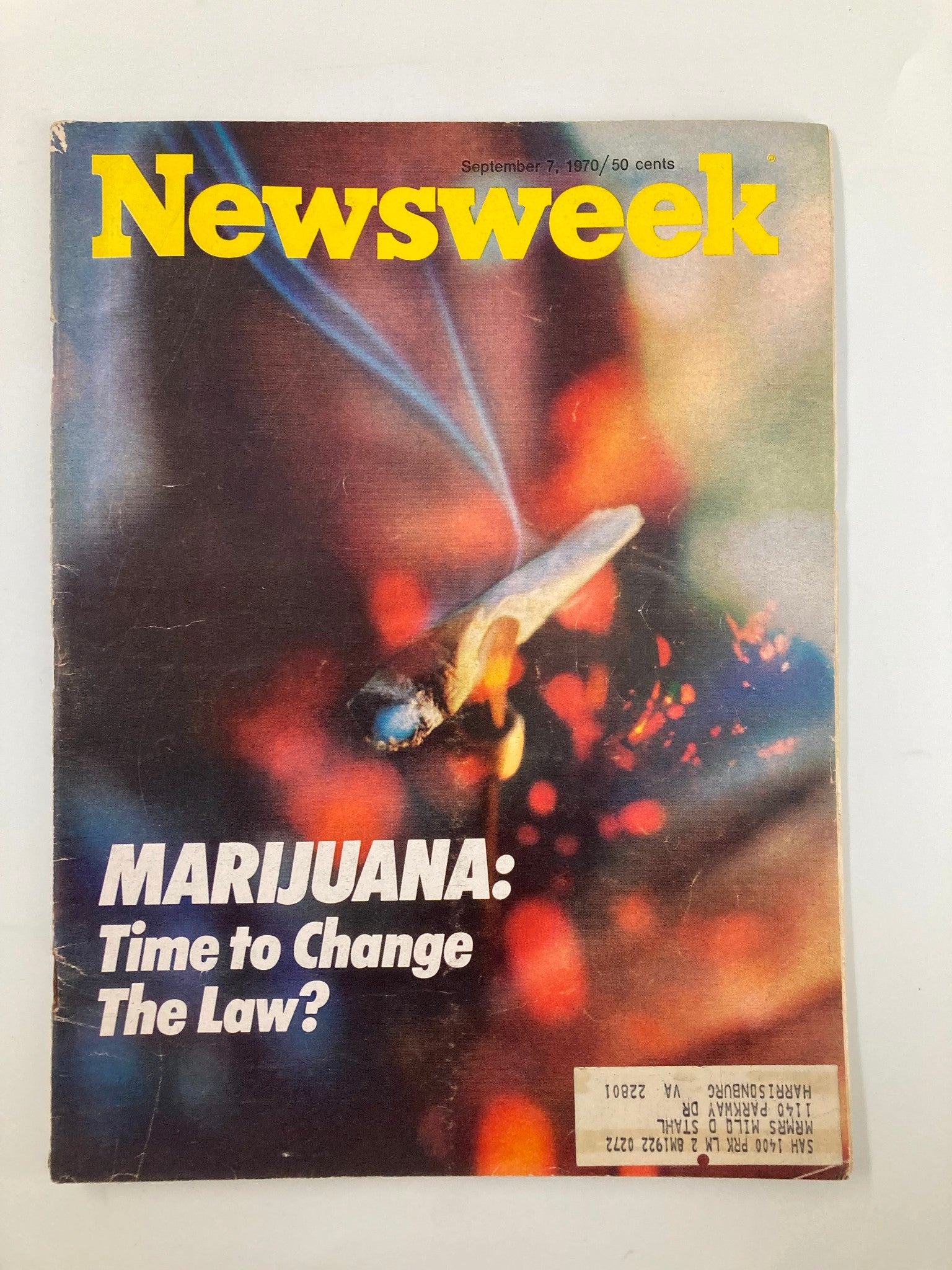 VTG Newsweek Magazine September 7 1970 Marijuana Time To Change The Law?