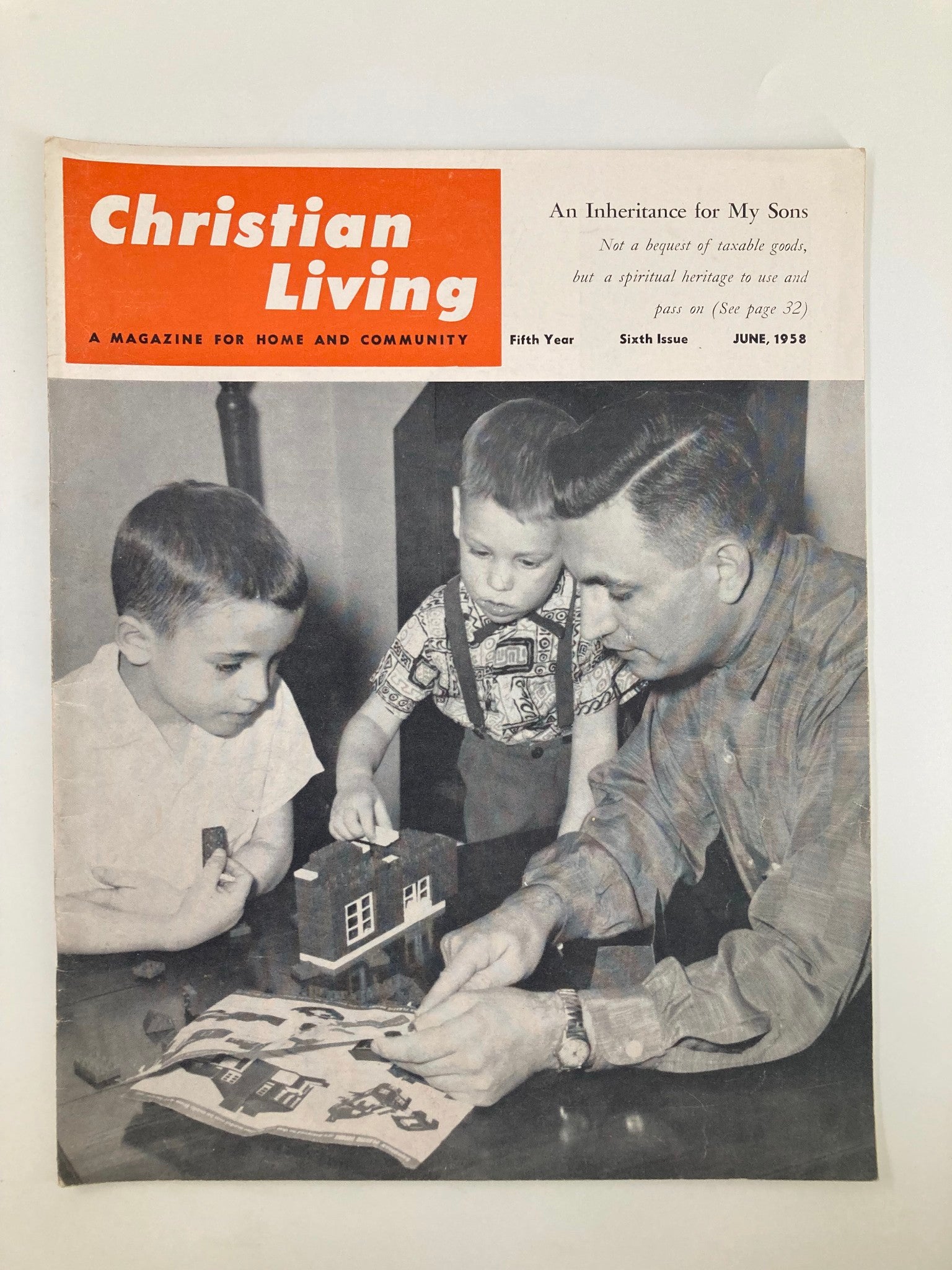 VTG Christian Living Magazine June 1958 Spiritual Inheritance for my Sons