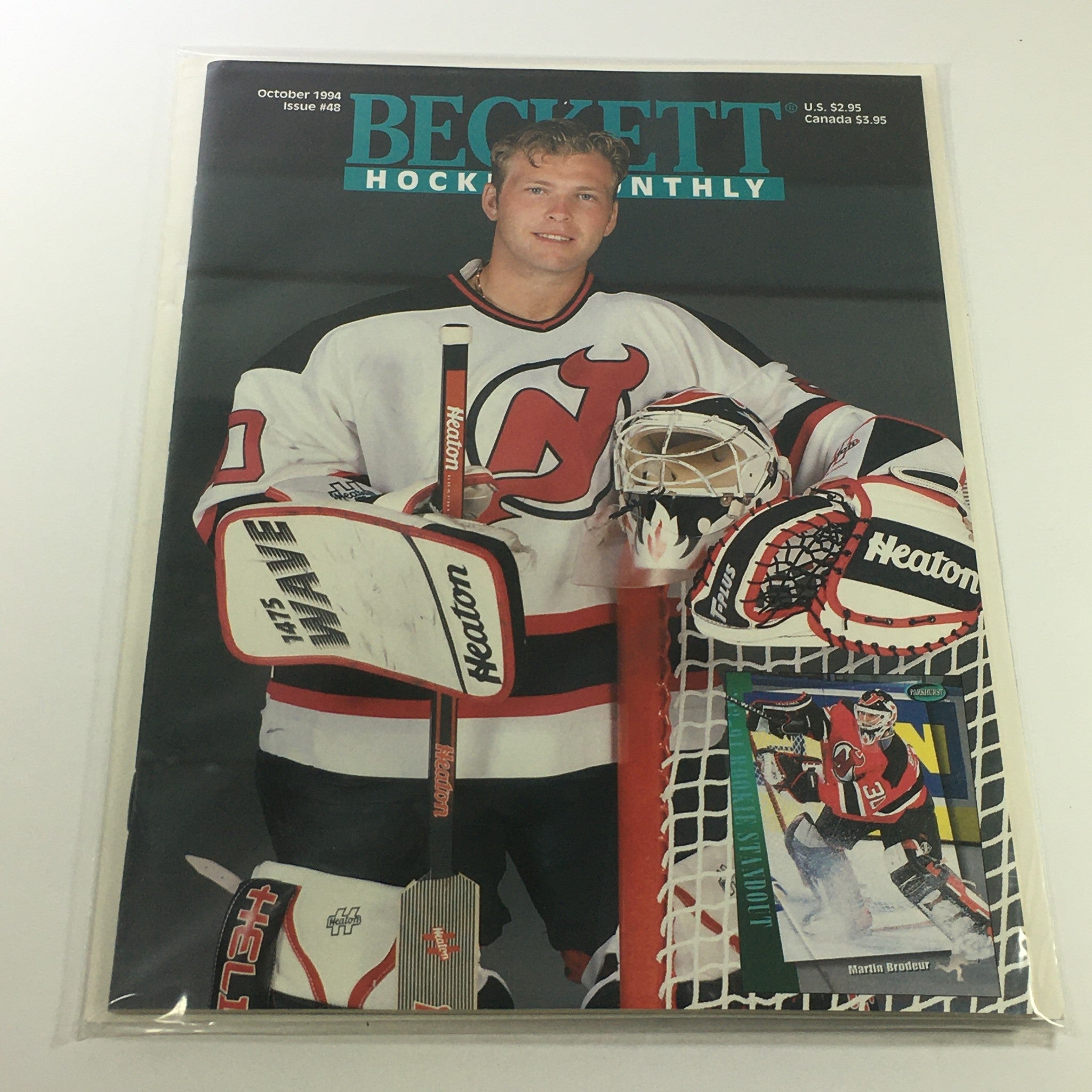 Beckett Hockey Monthly: October 1994 Issue #48 - Martin Brodeur / Newsstand