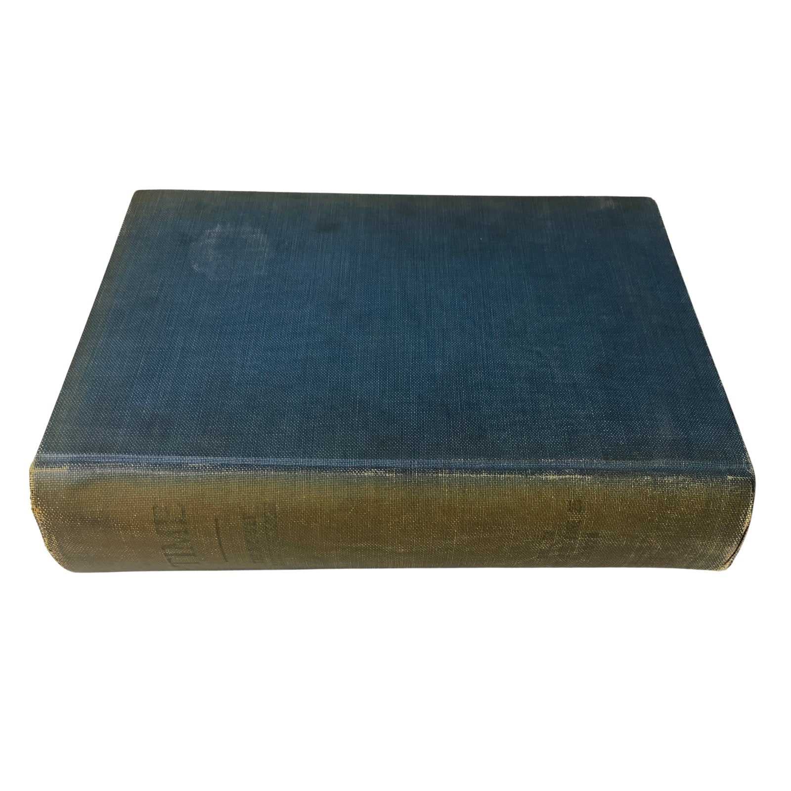 Side view of Time Magazine Bound Weekly January to June 1928 showcasing its vintage design and condition.