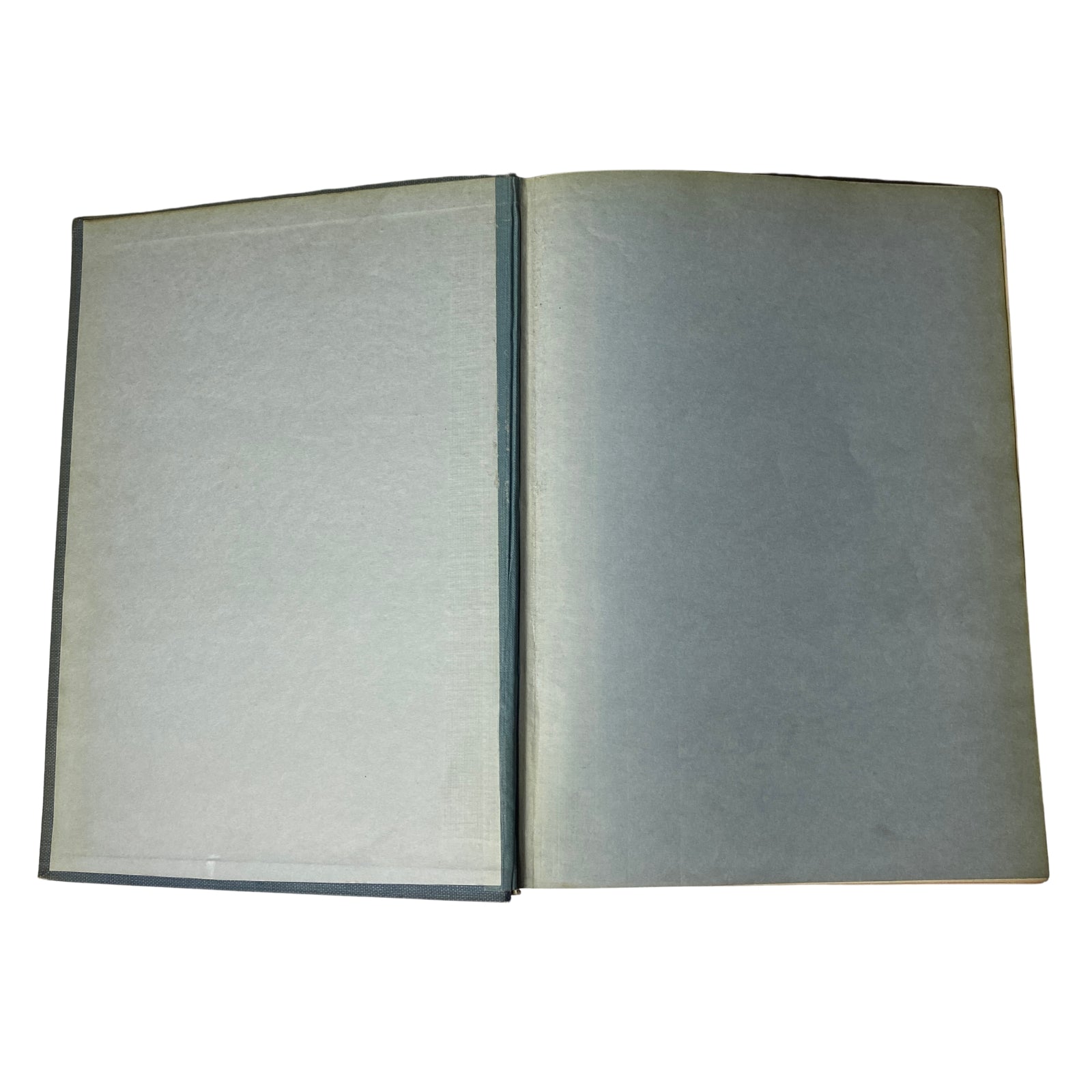 Interior view of the Time Magazine Bound Weekly January to June 1928, displaying its blank pages ready for archival purposes.