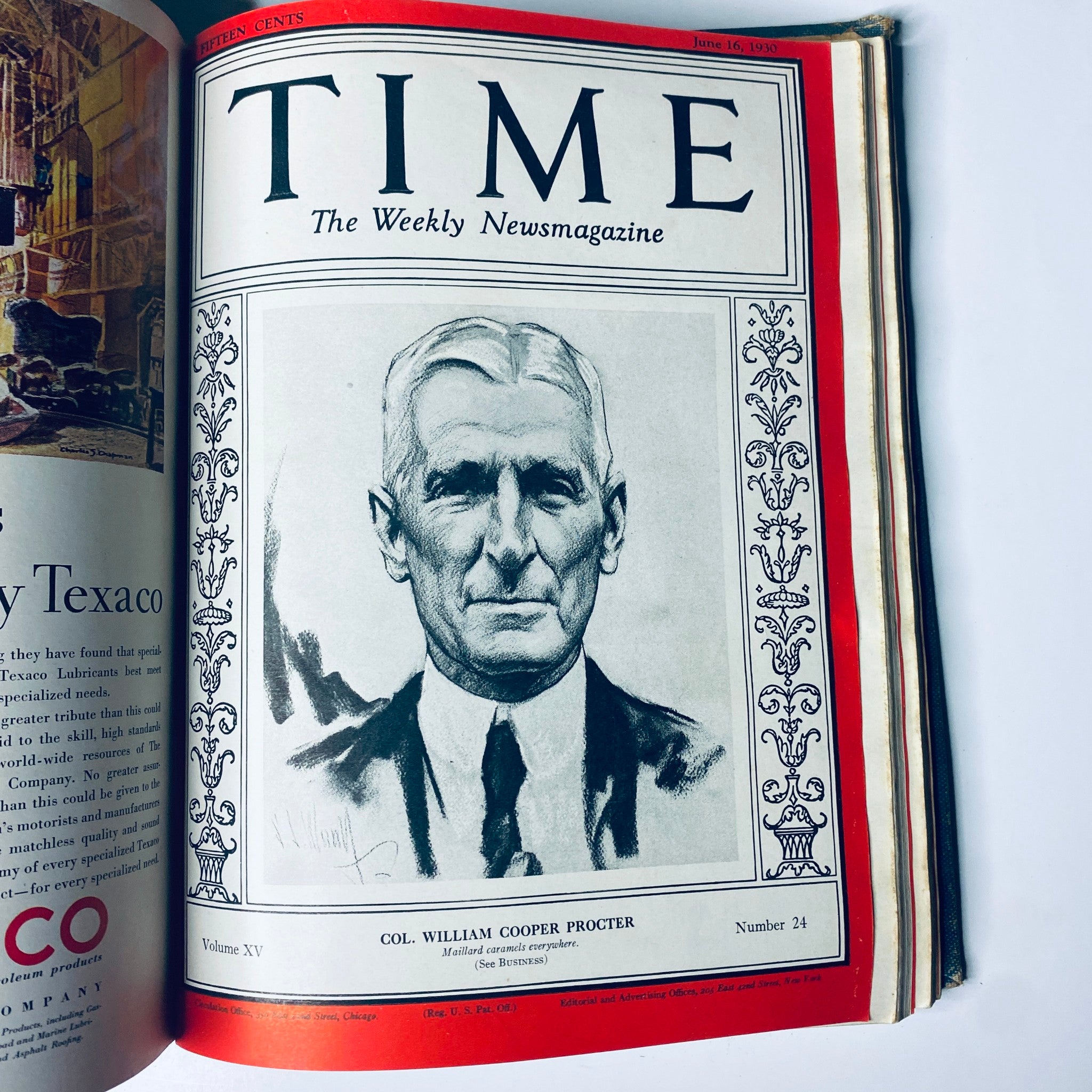 Time Magazine cover from June 16, 1930 featuring Colonel William Cooper Procter, representing influential business leaders during the Great Depression.