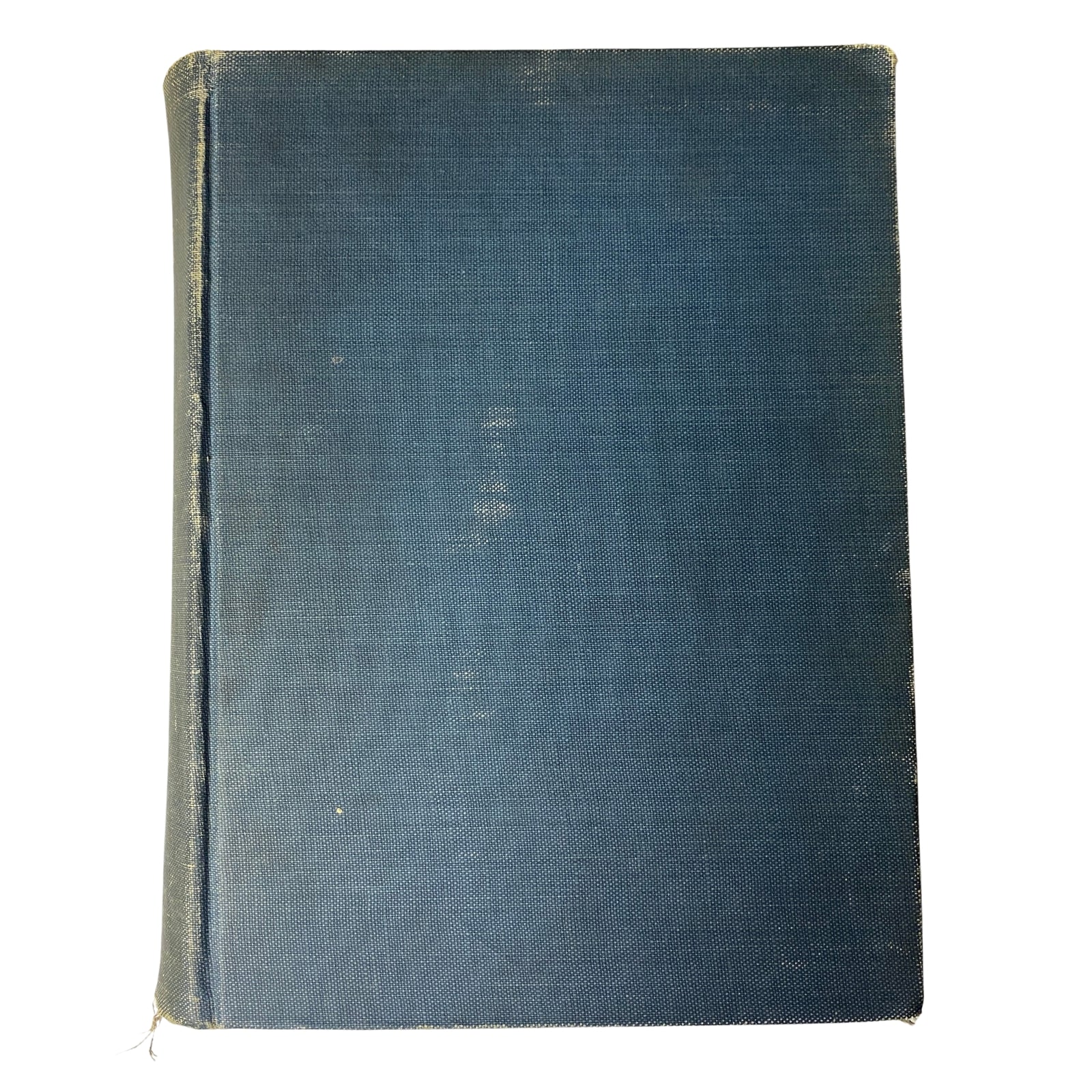 Time Magazine Bound Weekly Volume from July 7 to December 29, 1930, showcasing a plain blue hardcover without any illustrations.