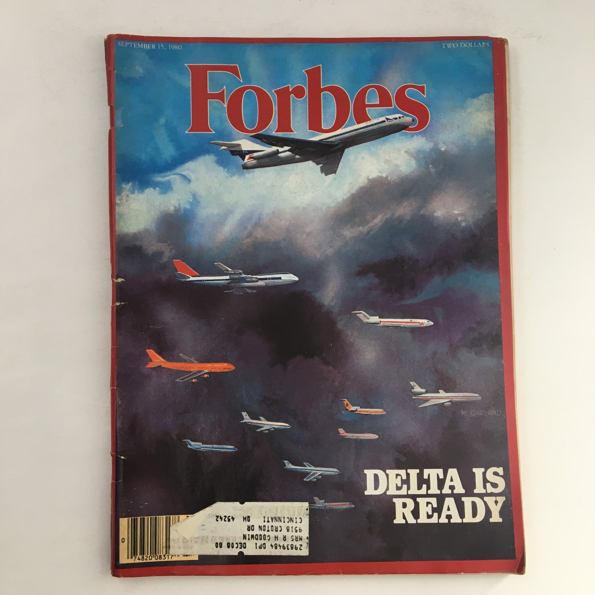 Forbes Magazine September 15 1980 The Delta Plane is Ready