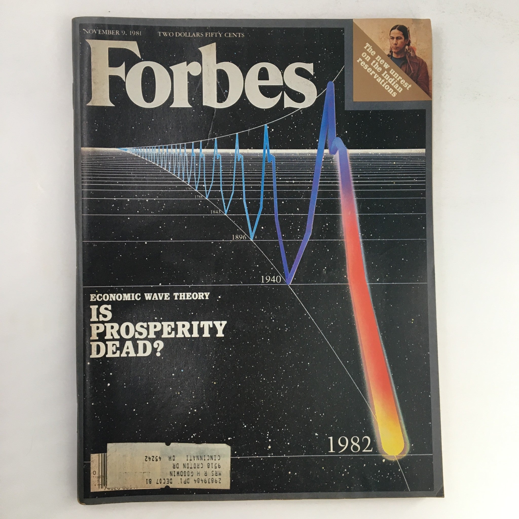 Forbes Magazine November 9 1981 Economic Wave Theory Is Prosperity Dead?